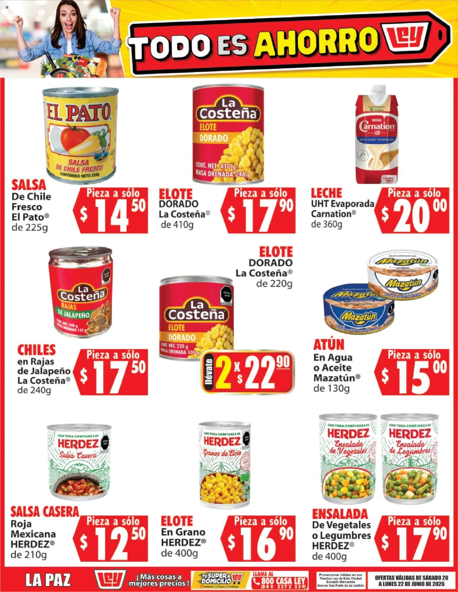 Casa Ley oferta desde 20/06/2026 Casa Ley folleto Todo es ahorro