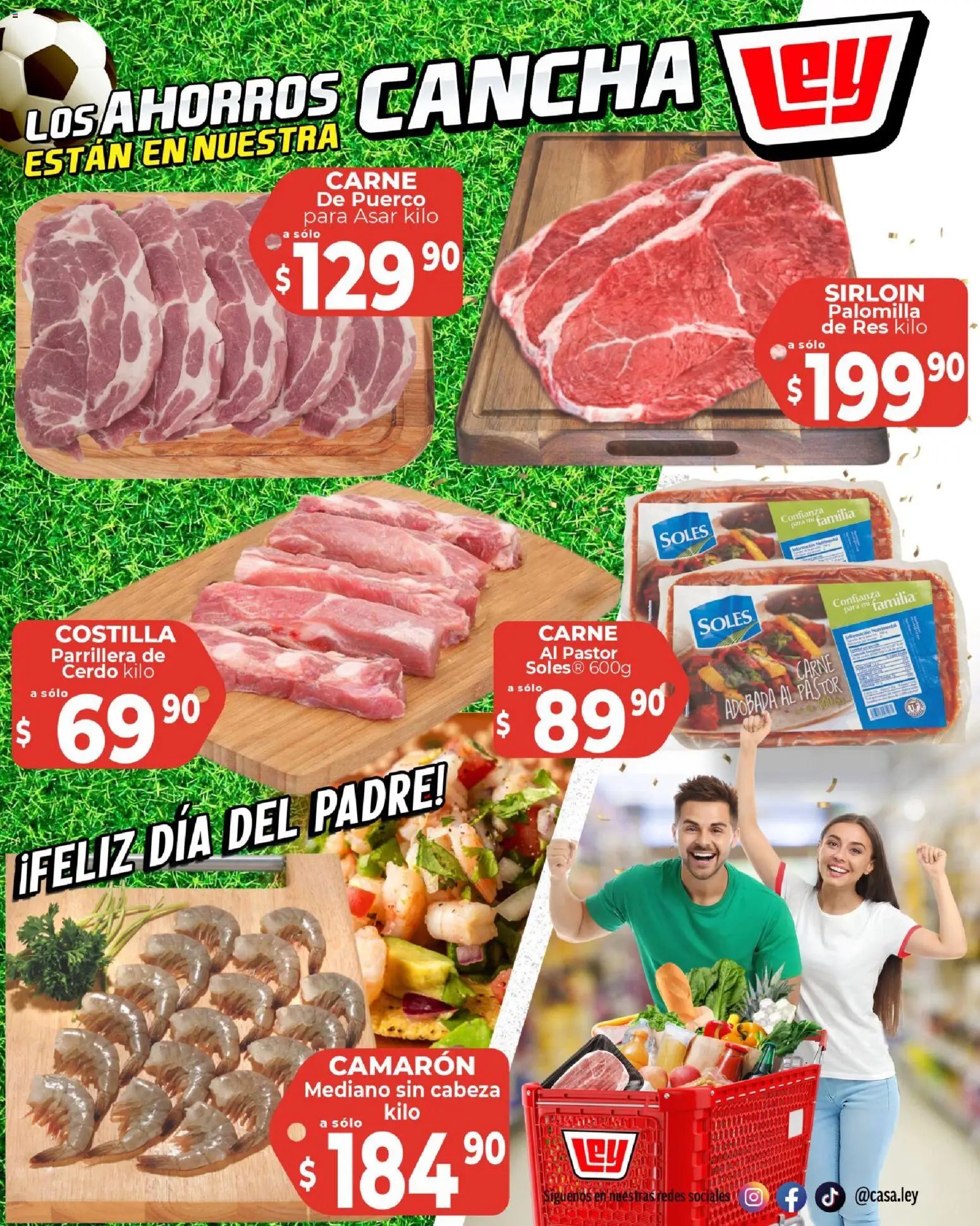 Casa Ley oferta desde 11/06/2026 Casa Ley folleto Día del Padre con Con Mundial 2026