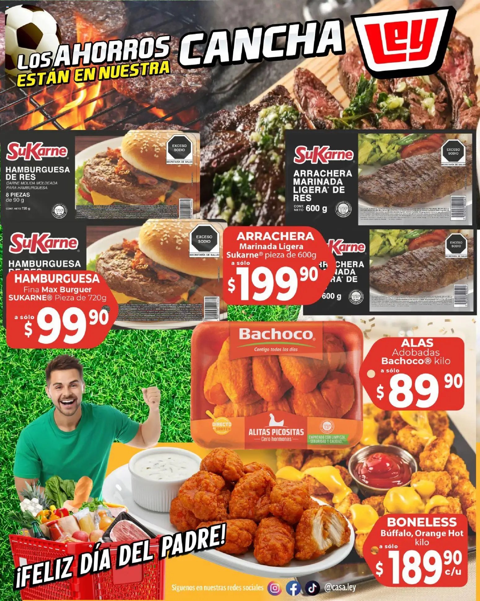 Casa Ley oferta desde 11/06/2026 Casa Ley folleto Día del Padre con Con Mundial 2026