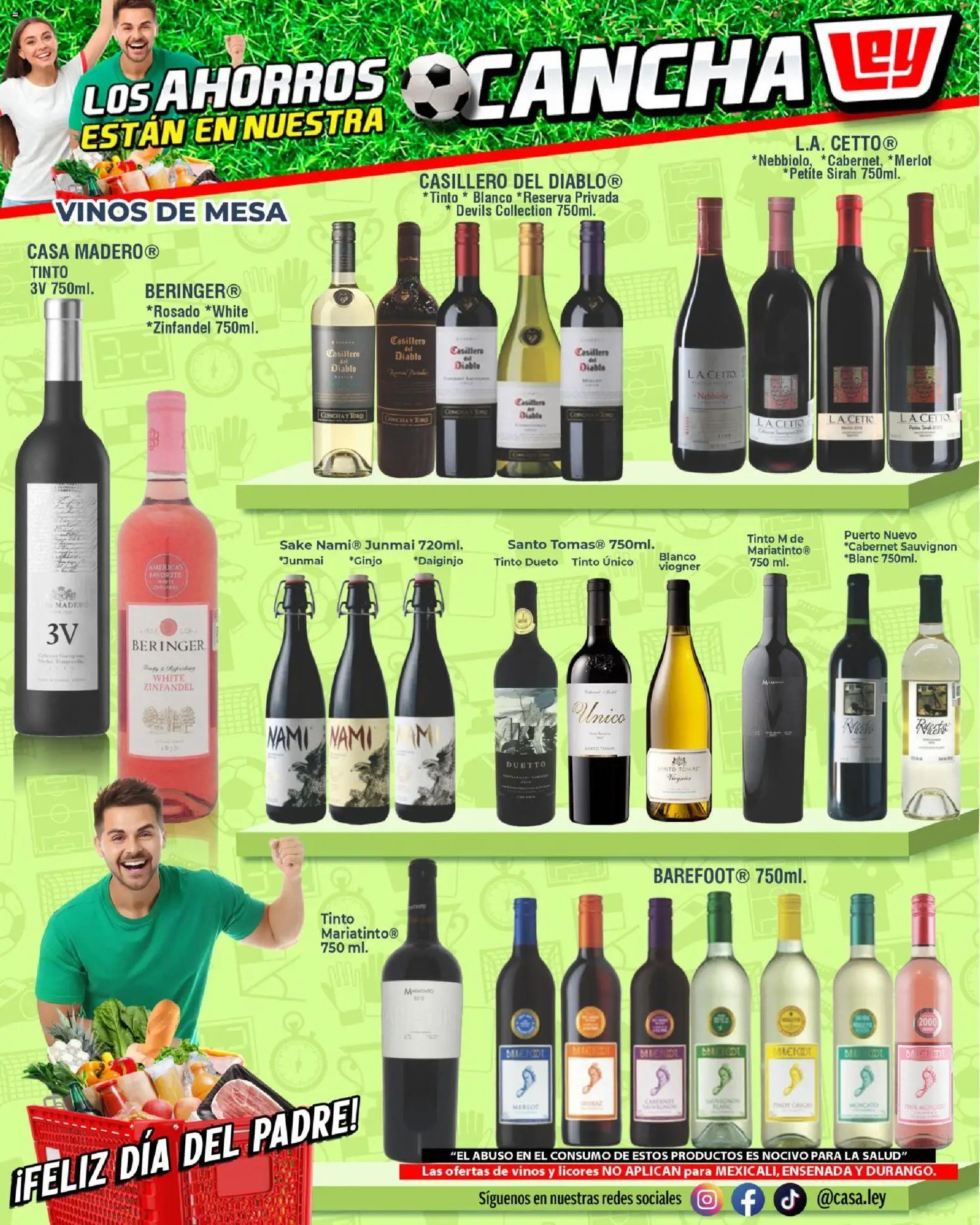 Casa Ley oferta desde 11/06/2026 Casa Ley folleto Día del Padre con Con Mundial 2026