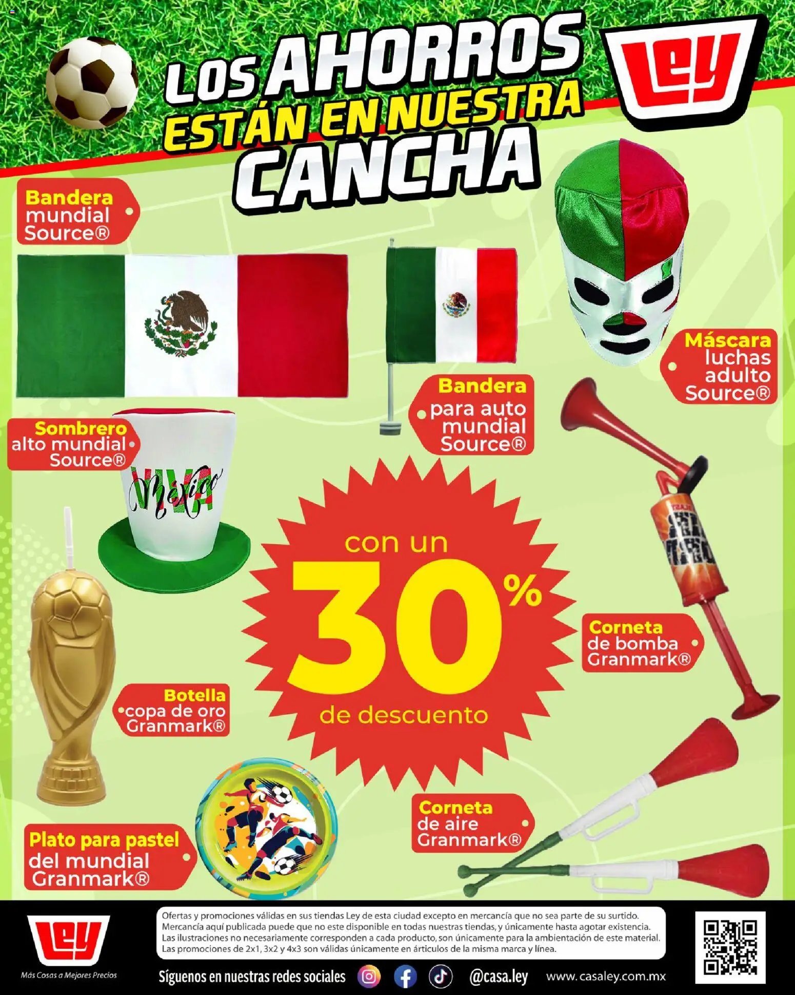 Casa Ley oferta desde 11/06/2026 Casa Ley folleto Día del Padre con Con Mundial 2026