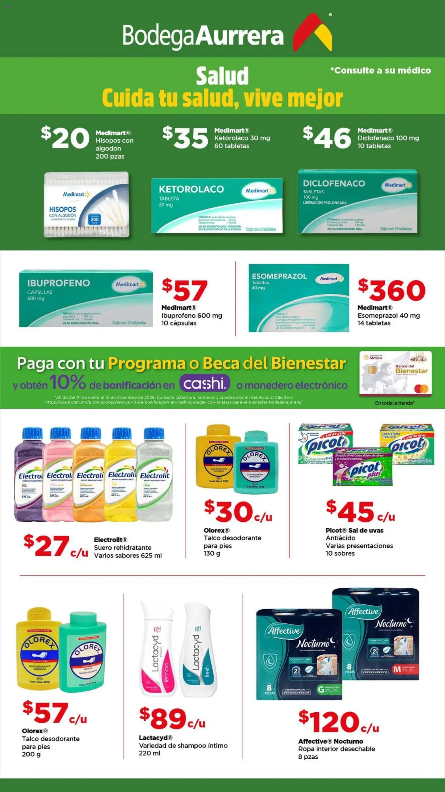 Bodega Aurrerá oferta desde 22/04/2026 Bodega Aurrerá folleto Cuida a tu bebé y a toda tu familia  (2026-04-22 - 2026-06-02)