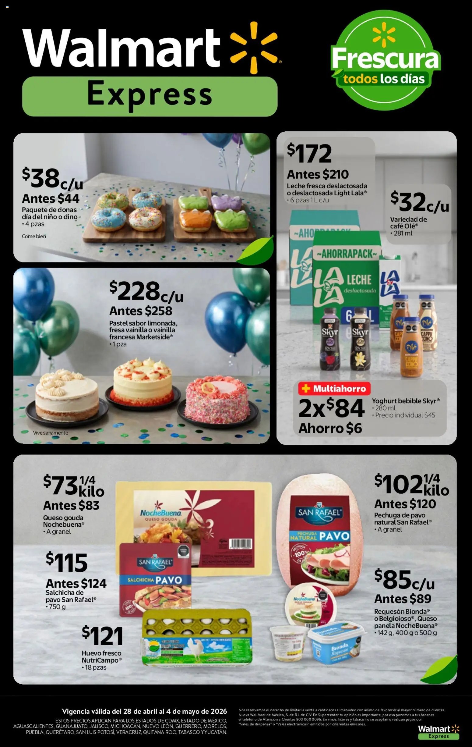 Walmart Express oferta desde 28/04/2026 Walmart Express folleto Calidad a precios bajos (2026-04-28 - 2026-05-04)