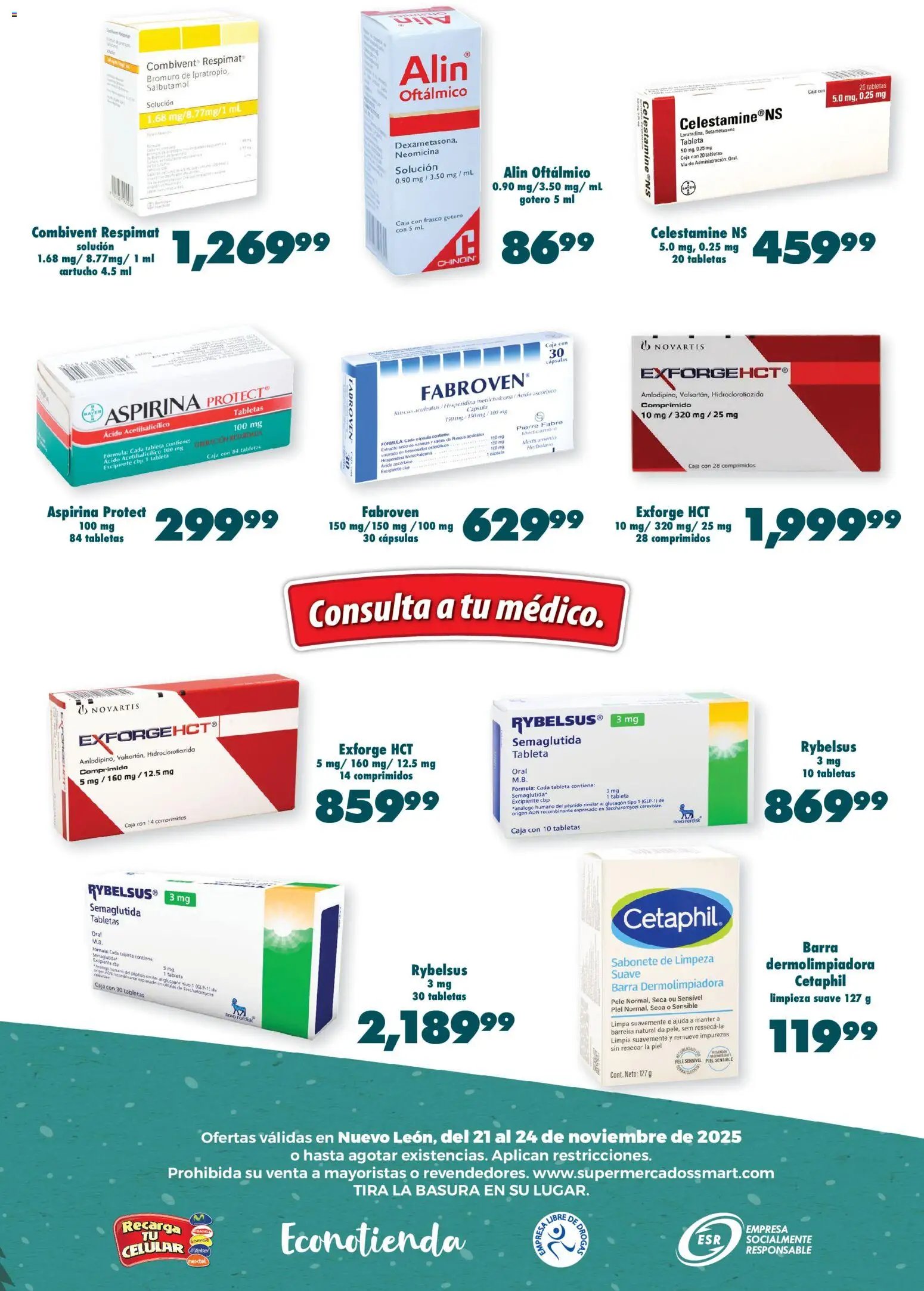 S-Mart oferta desde 21/11/2025 Folleto Ofertas de Feria Monterrey (2025-11-21 - 2025-11-24)