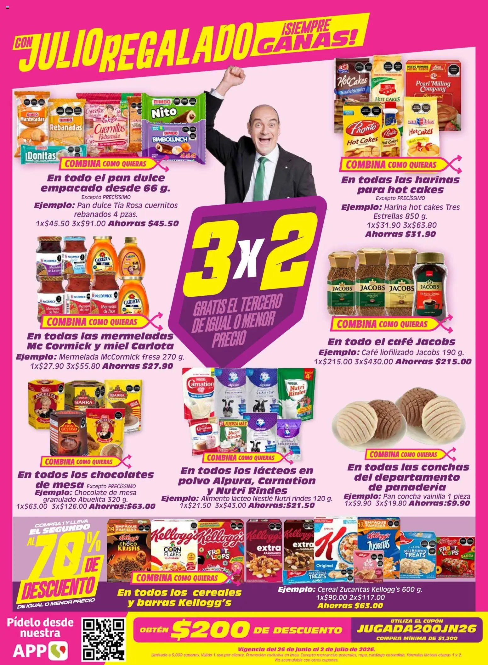 Soriana oferta desde 26/06/2026 Soriana Julio Regalado Mercado Nacional