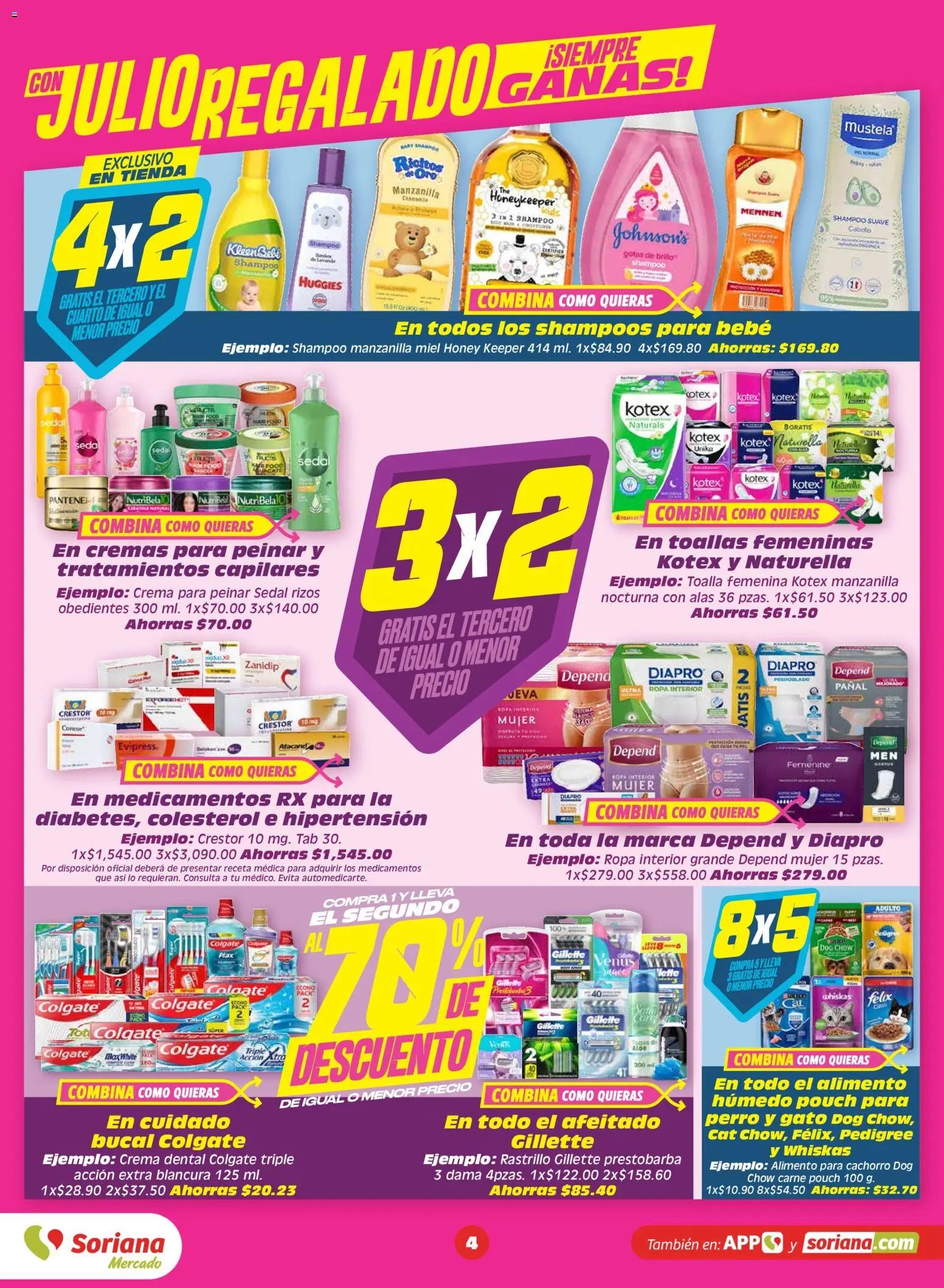 Soriana oferta desde 26/06/2026 Soriana Julio Regalado Mercado Nacional