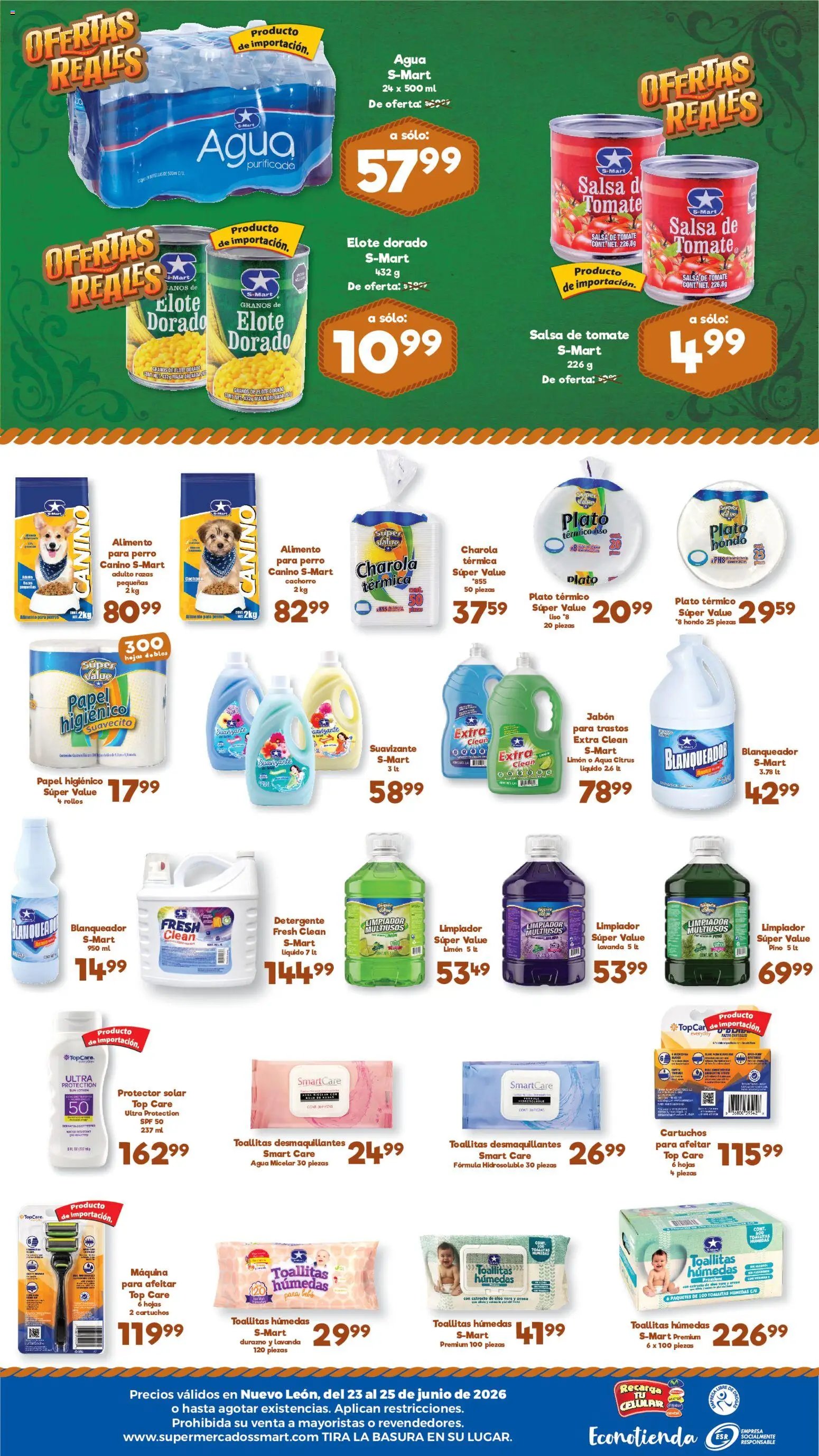 S-Mart oferta desde 23/06/2026 S-Mart folleto Ofertas de feria Monterrey