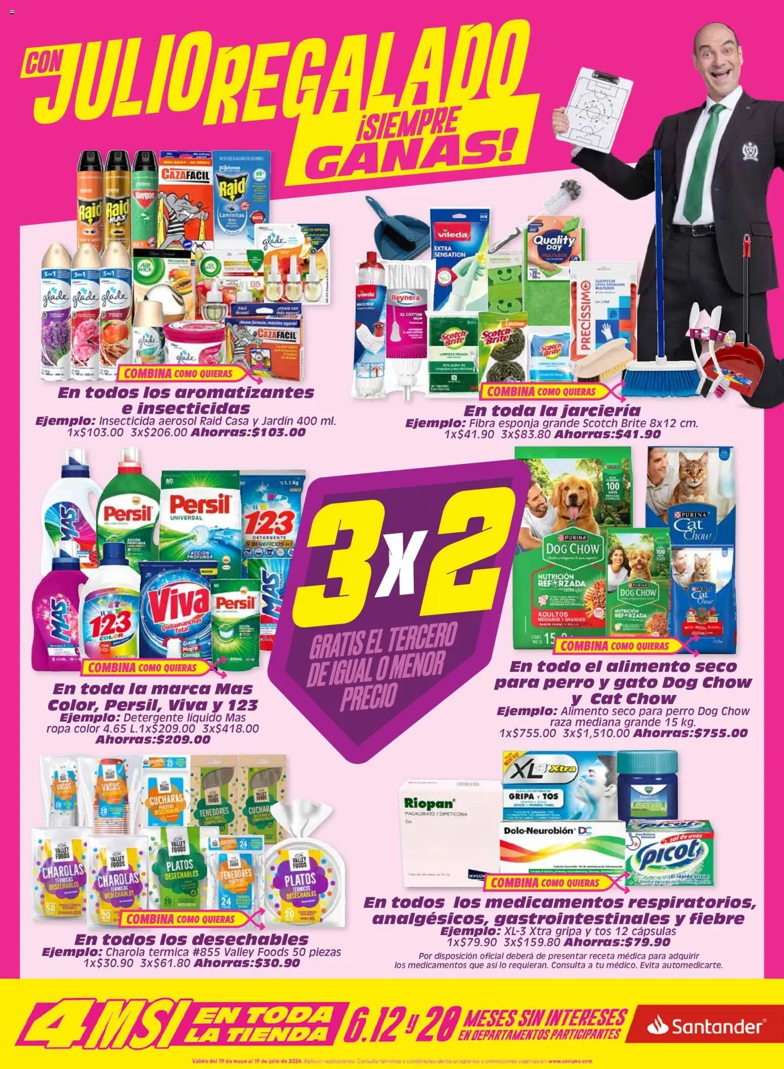 Soriana oferta desde 19/06/2026 Soriana Julio Regalado Híper Nacional