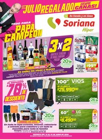 Soriana oferta desde 19/06/2026 Soriana Julio Regalado Híper Nacional