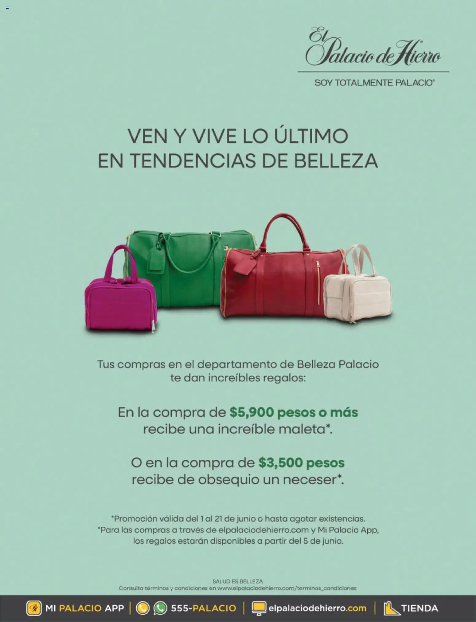 Palacio De Hierro oferta desde 01/06/2026 Palacio De Hierro catálogo Festival de belleza