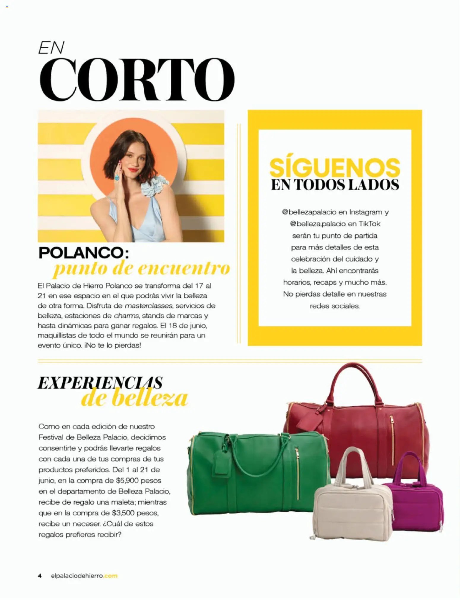 Palacio De Hierro oferta desde 01/06/2026 Palacio De Hierro catálogo Festival de belleza