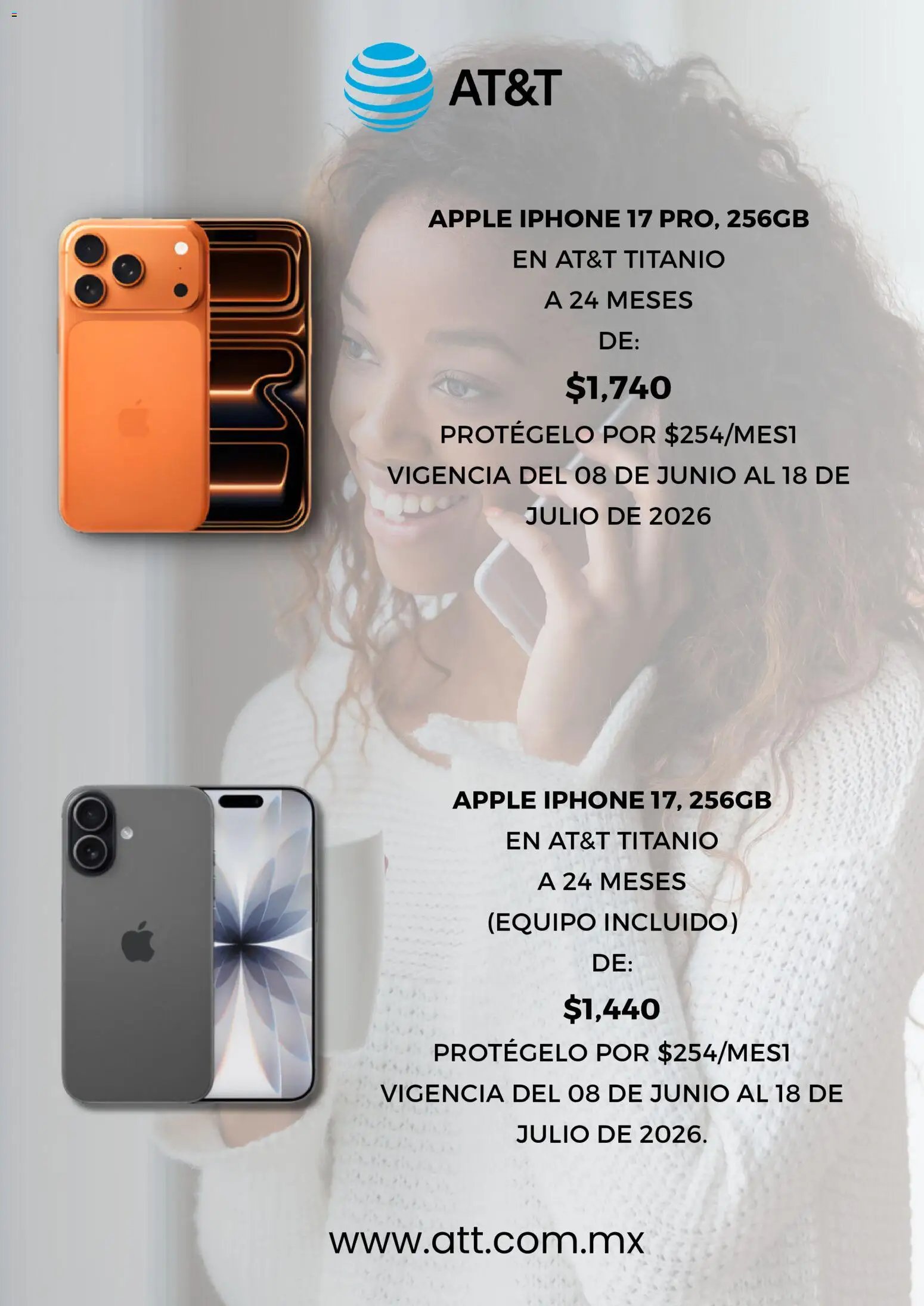 AT&T oferta desde 08/06/2026 AT&T catálogo