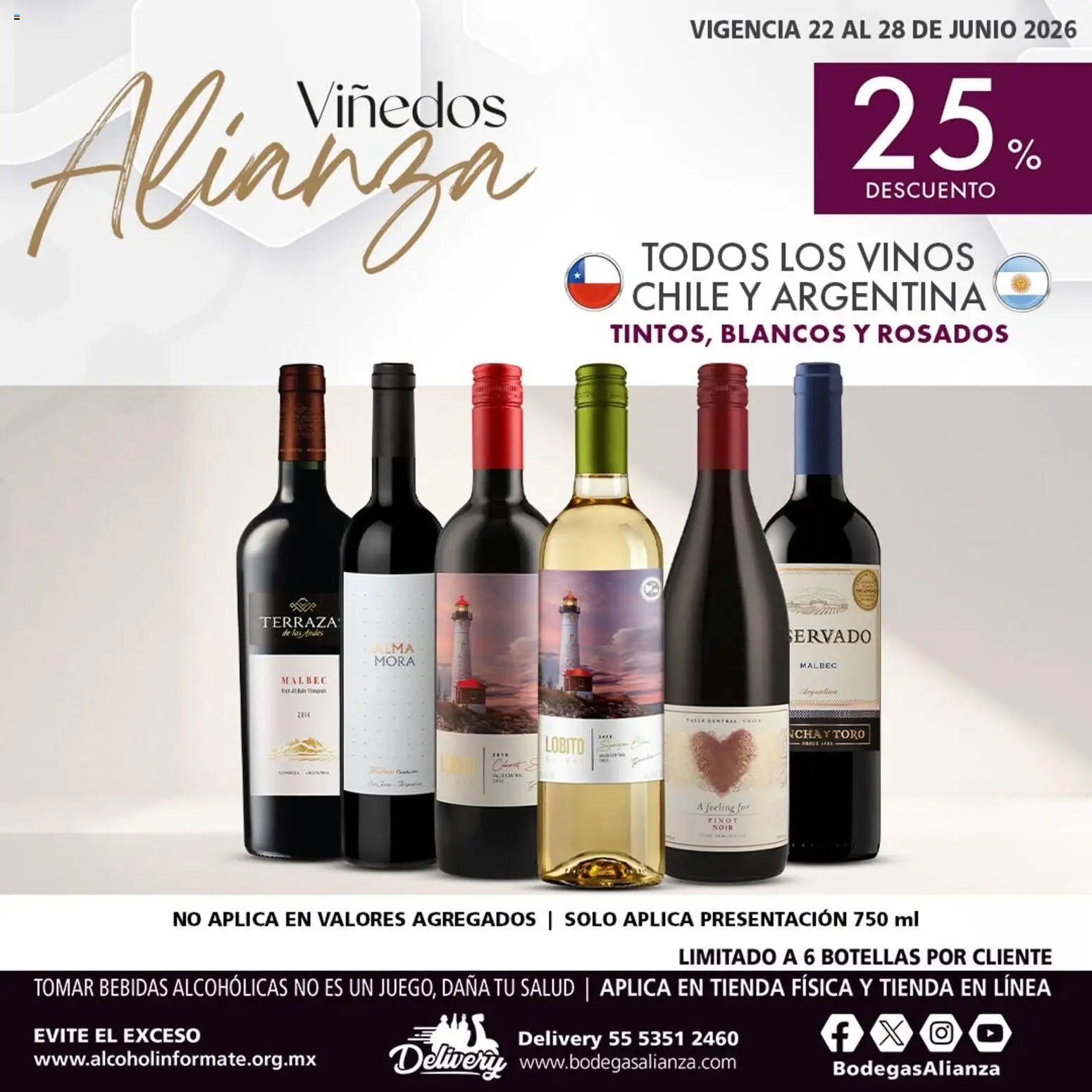 Bodegas Alianza oferta desde 22/06/2026 Bodegas Alianza catálogo Viñedos Alianza