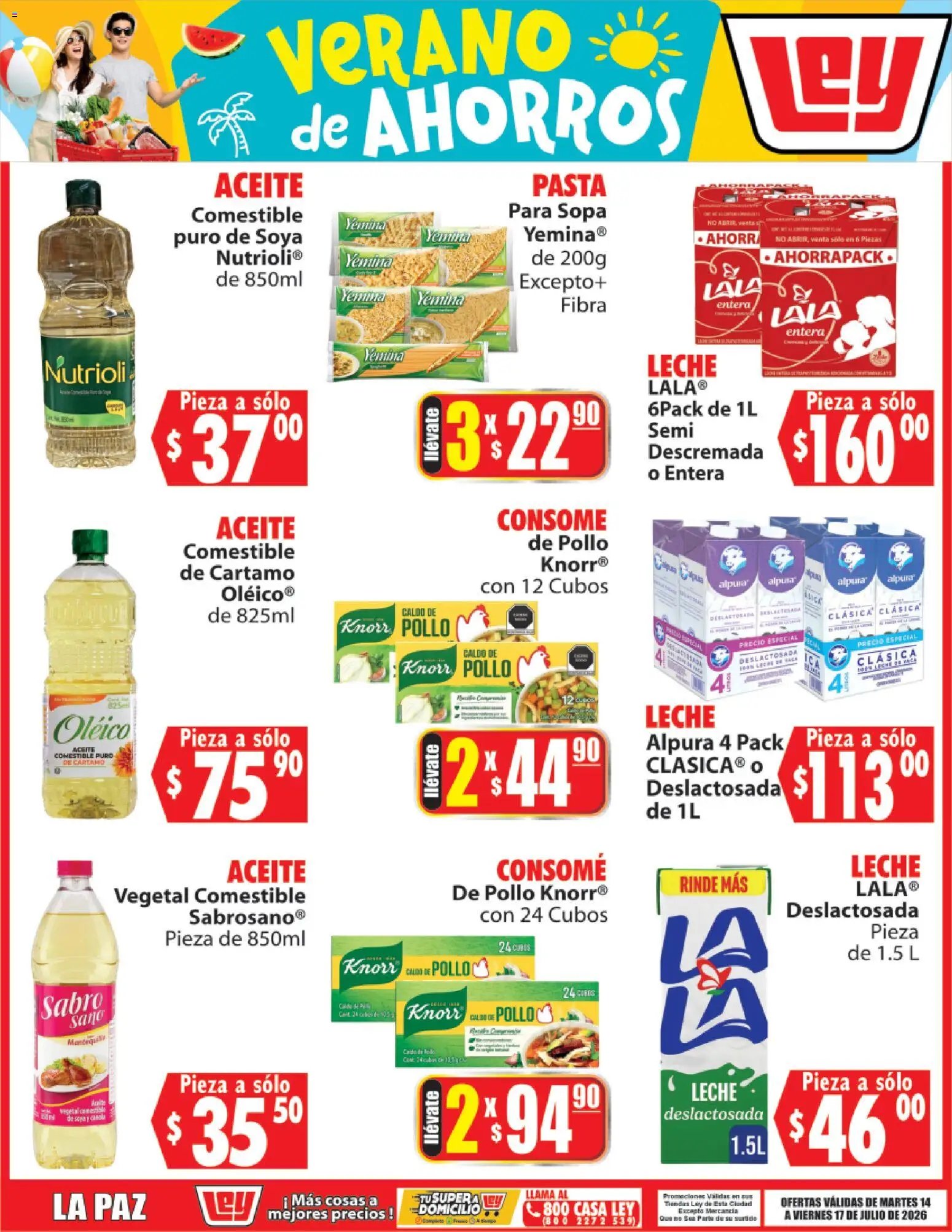 Casa Ley oferta desde 14/07/2026 Casa Ley folleto Casa Ley folleto Verano de ahorros