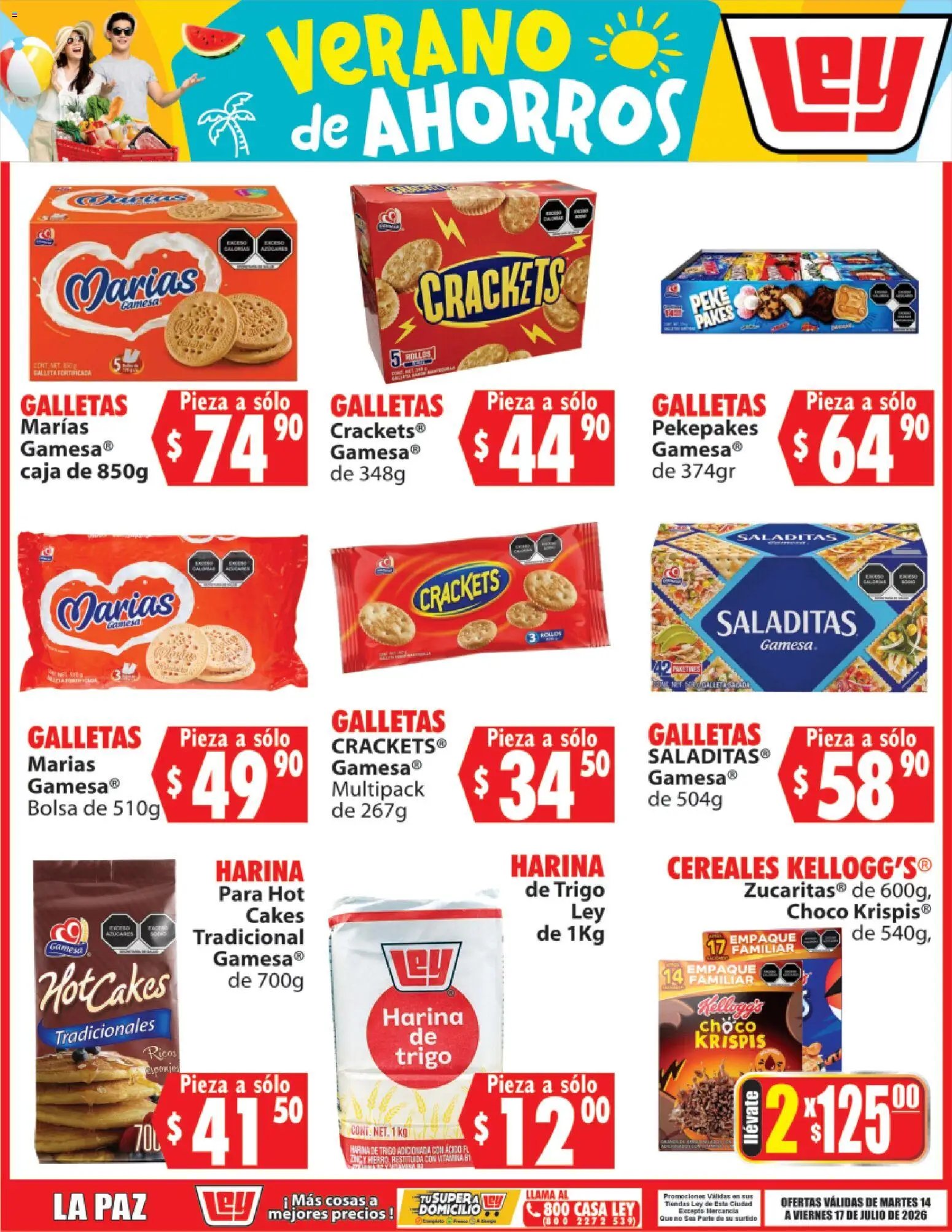 Casa Ley oferta desde 14/07/2026 Casa Ley folleto Casa Ley folleto Verano de ahorros