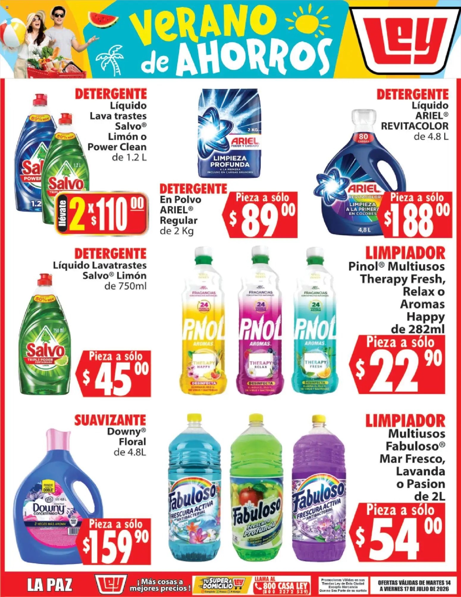Casa Ley oferta desde 14/07/2026 Casa Ley folleto Casa Ley folleto Verano de ahorros