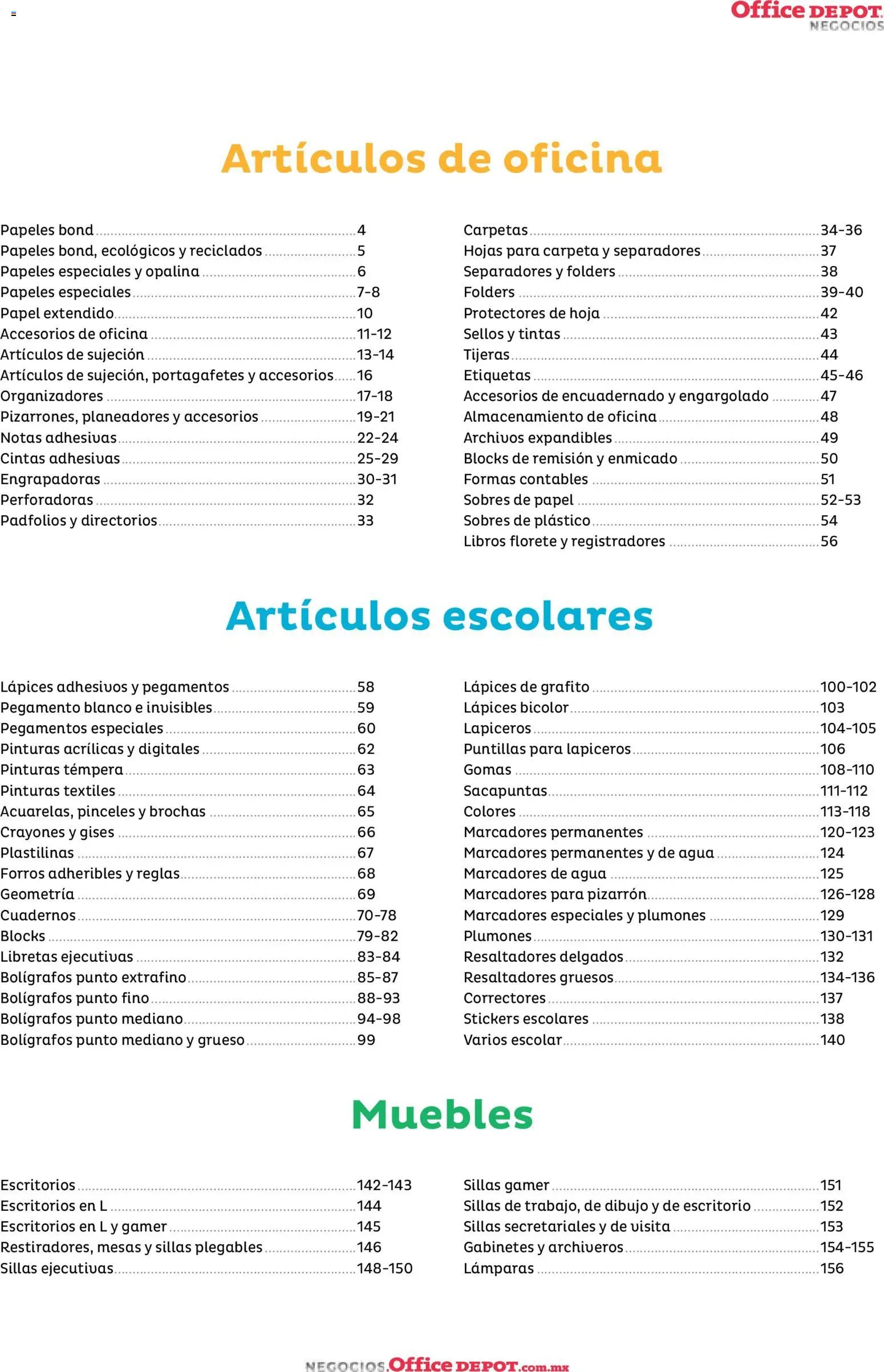 Office Depot oferta desde 12/01/2026 Catálogo 2026
