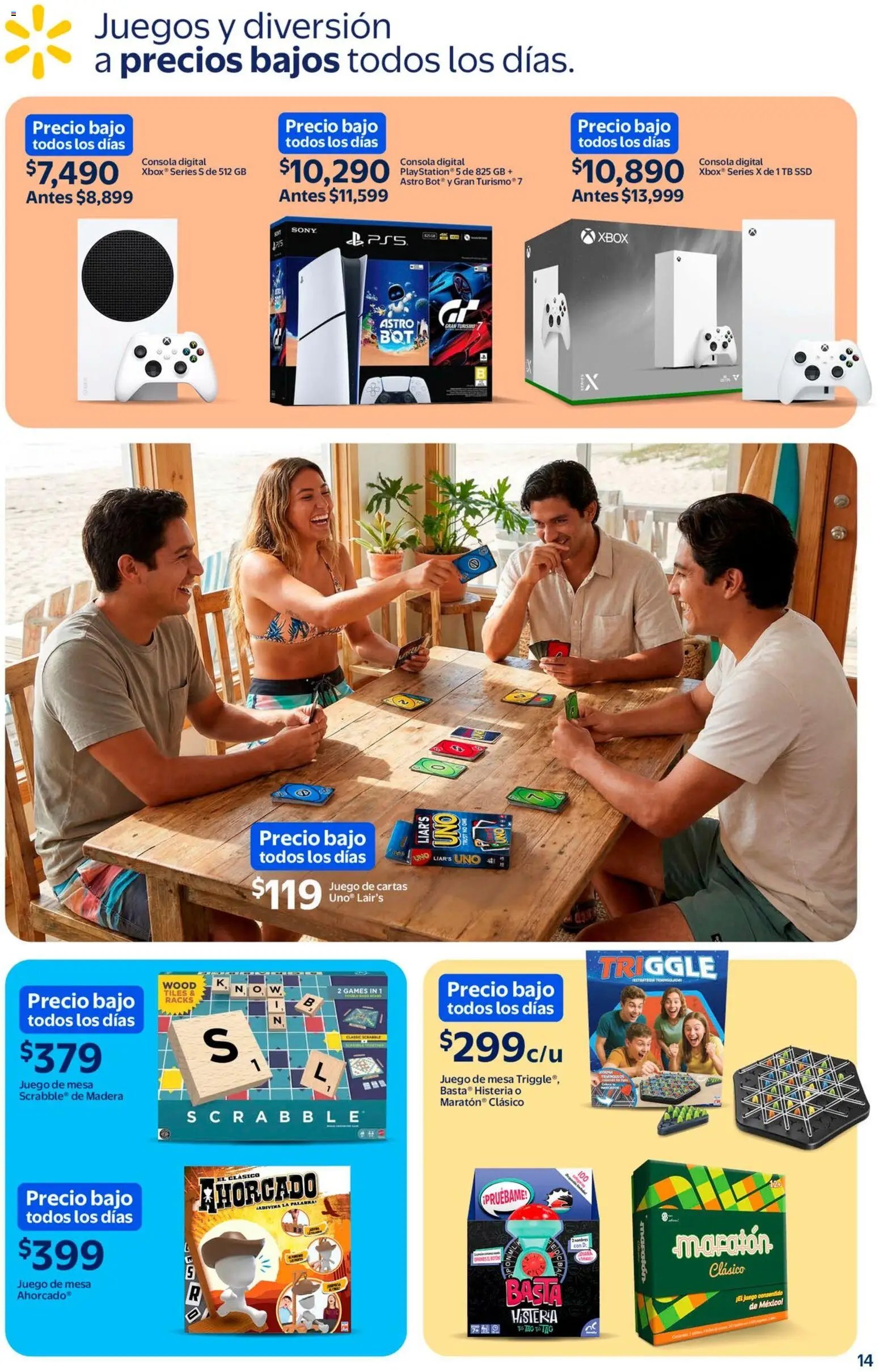 Walmart oferta desde 05/03/2026 Walmart folleto Sol, arena y bronceador a precios bajos (2026-03-05 - 2026-04-12)