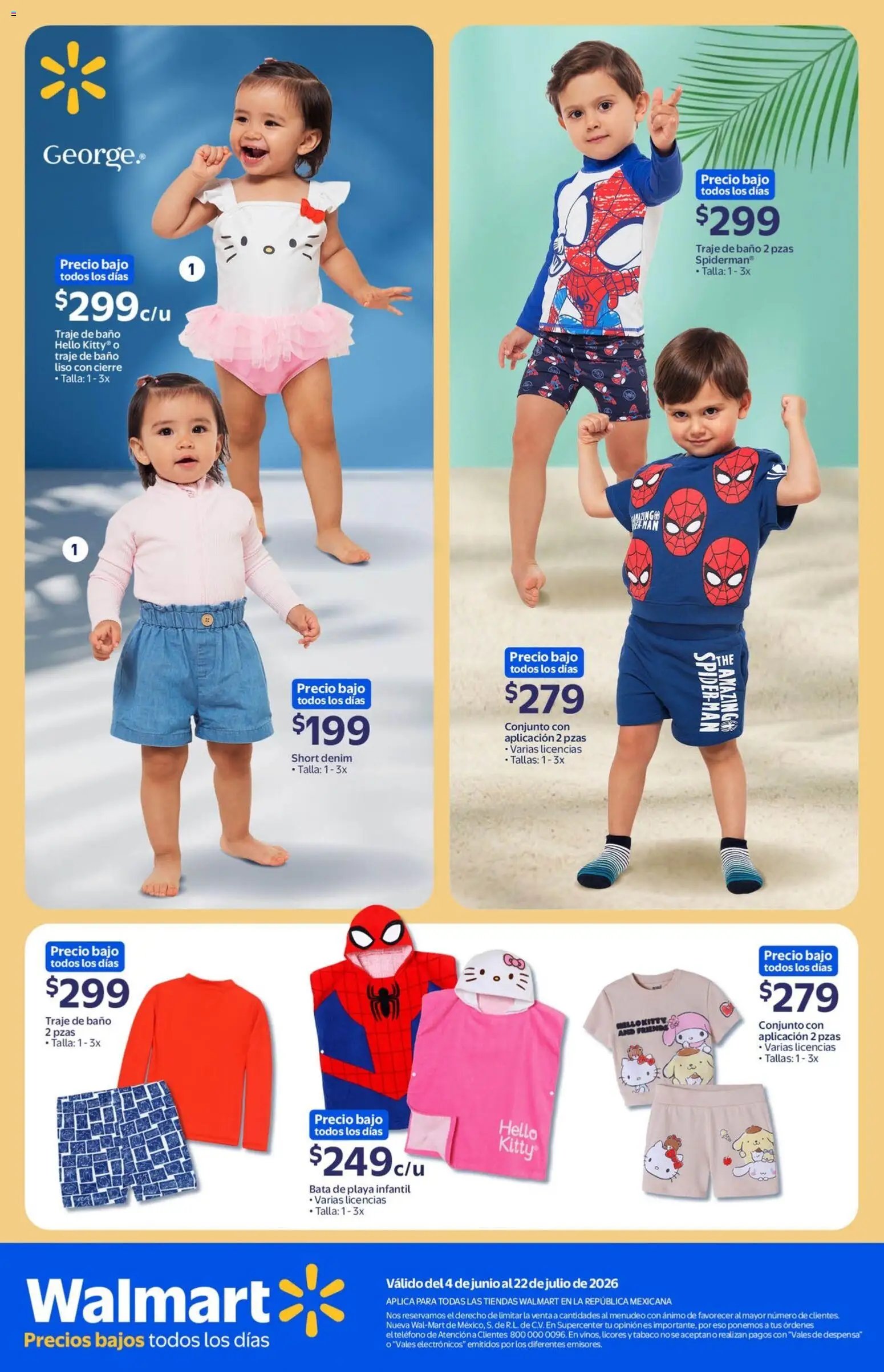 Walmart oferta desde 04/06/2026 Walmart folleto Colección Verano 2026