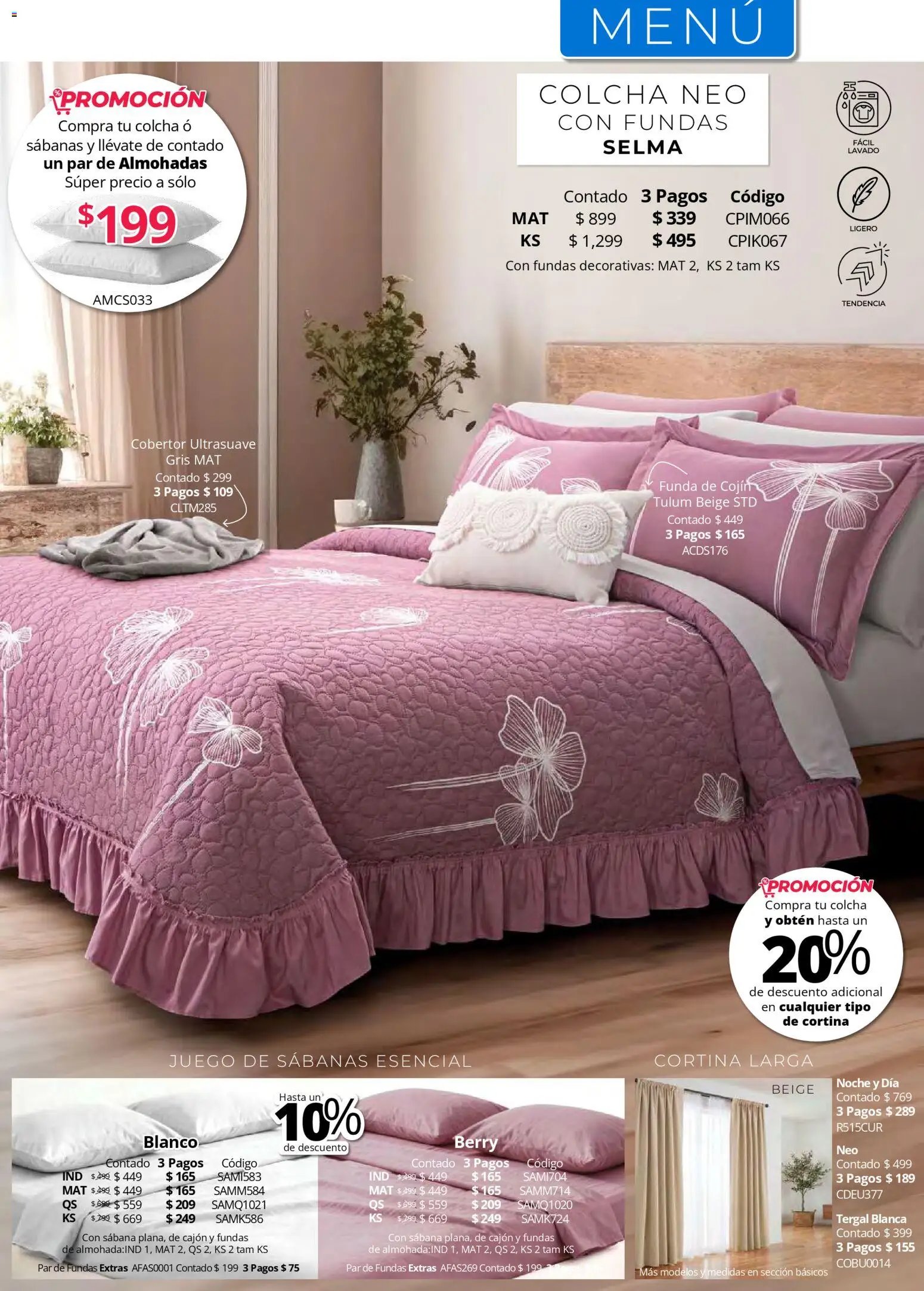 Colchas Concord oferta desde 01/05/2026 Colchas Concord catálogo