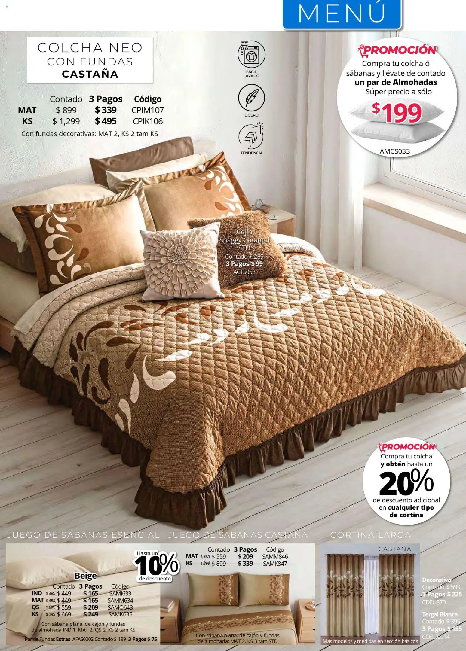 Colchas Concord oferta desde 01/05/2026 Colchas Concord catálogo