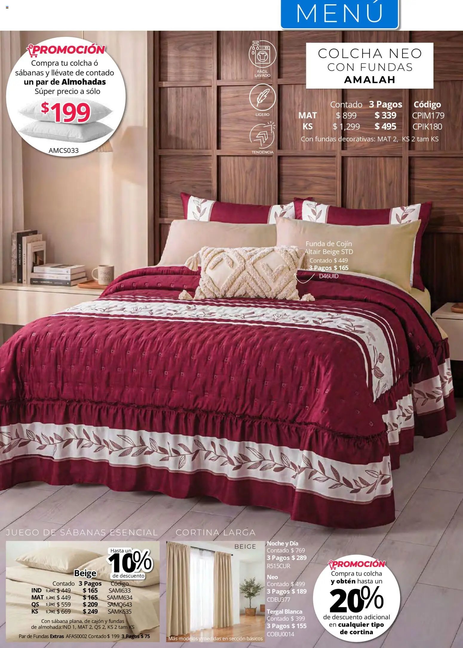 Colchas Concord oferta desde 01/05/2026 Colchas Concord catálogo