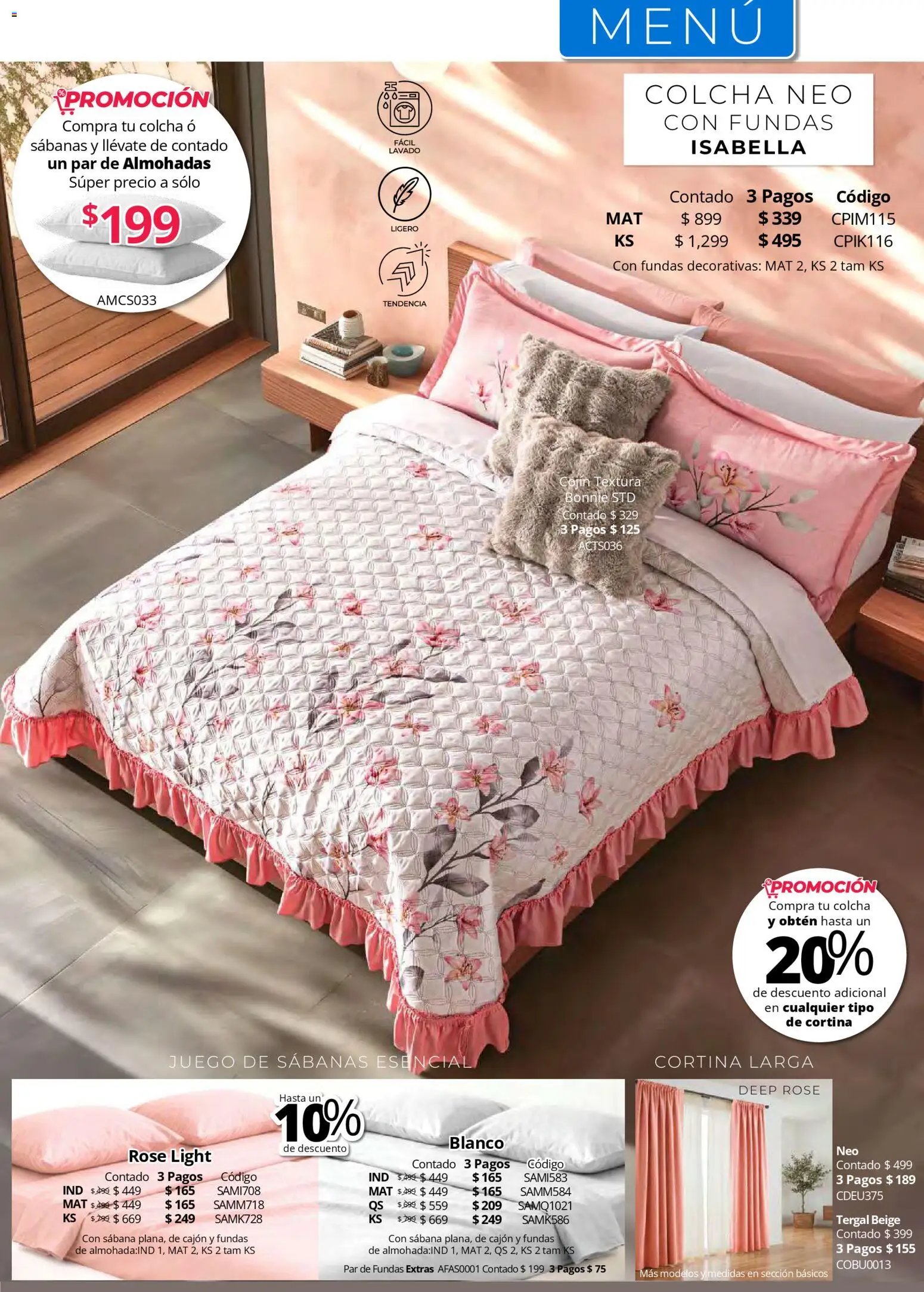 Colchas Concord oferta desde 01/05/2026 Colchas Concord catálogo