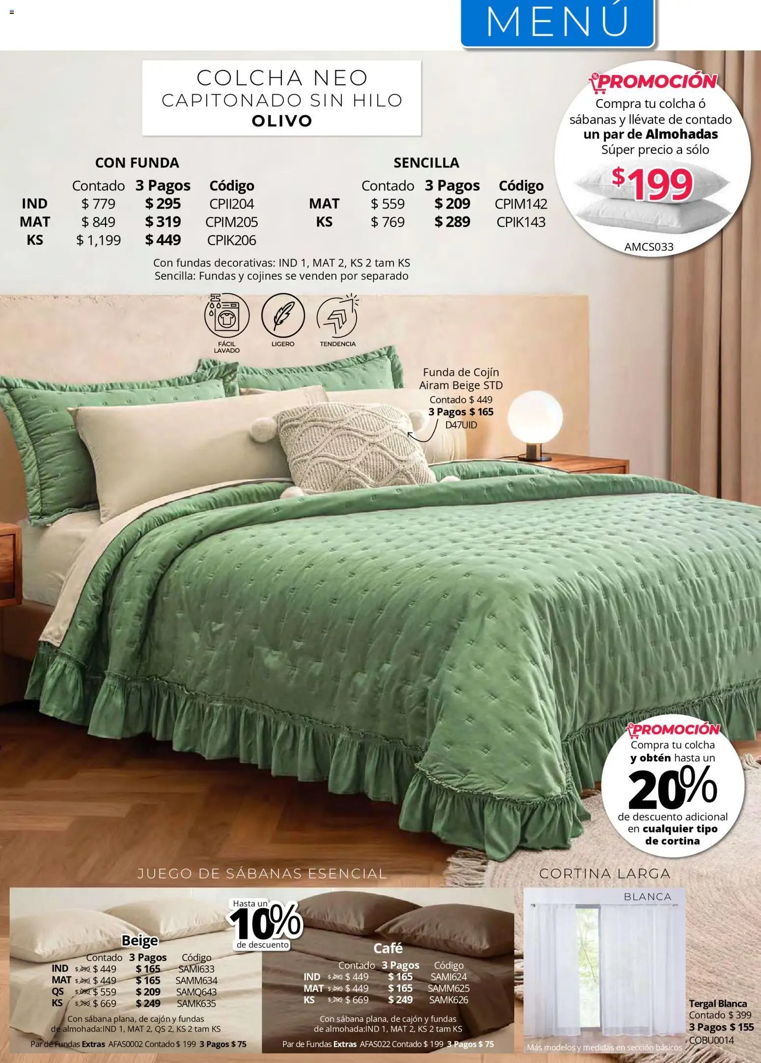 Colchas Concord oferta desde 01/05/2026 Colchas Concord catálogo