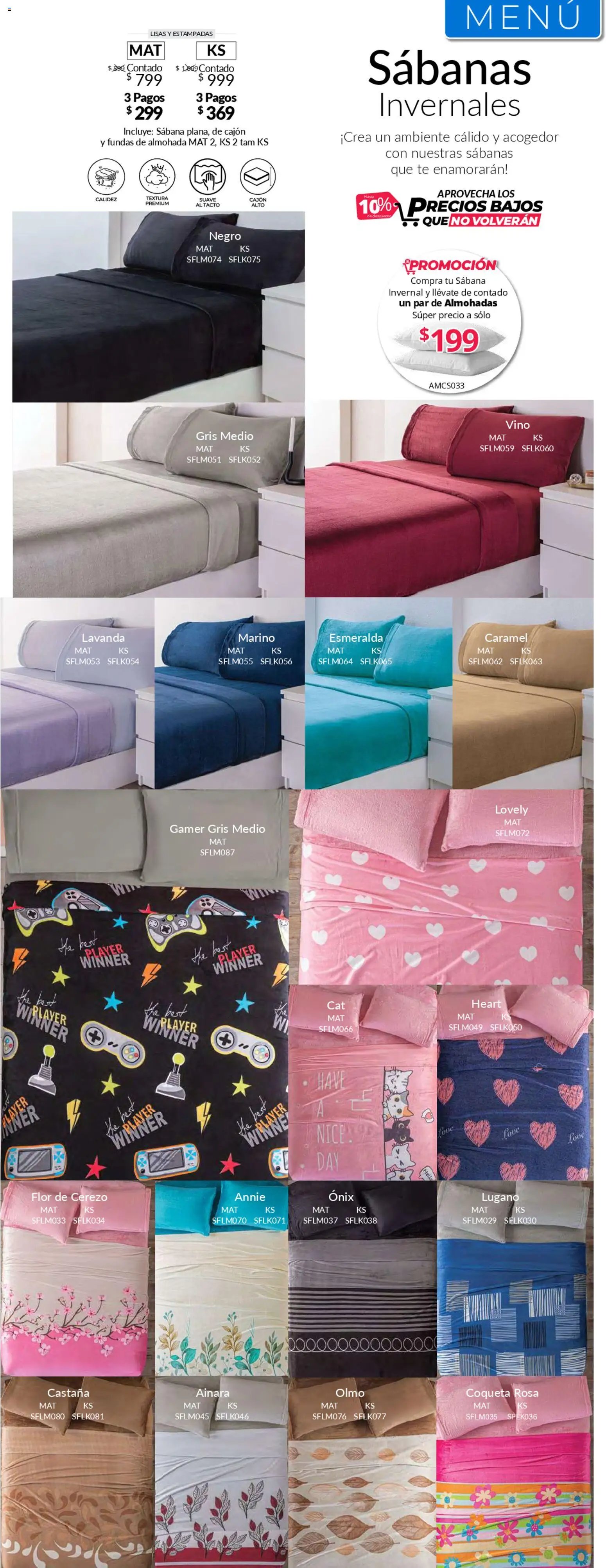 Colchas Concord oferta desde 01/05/2026 Colchas Concord catálogo