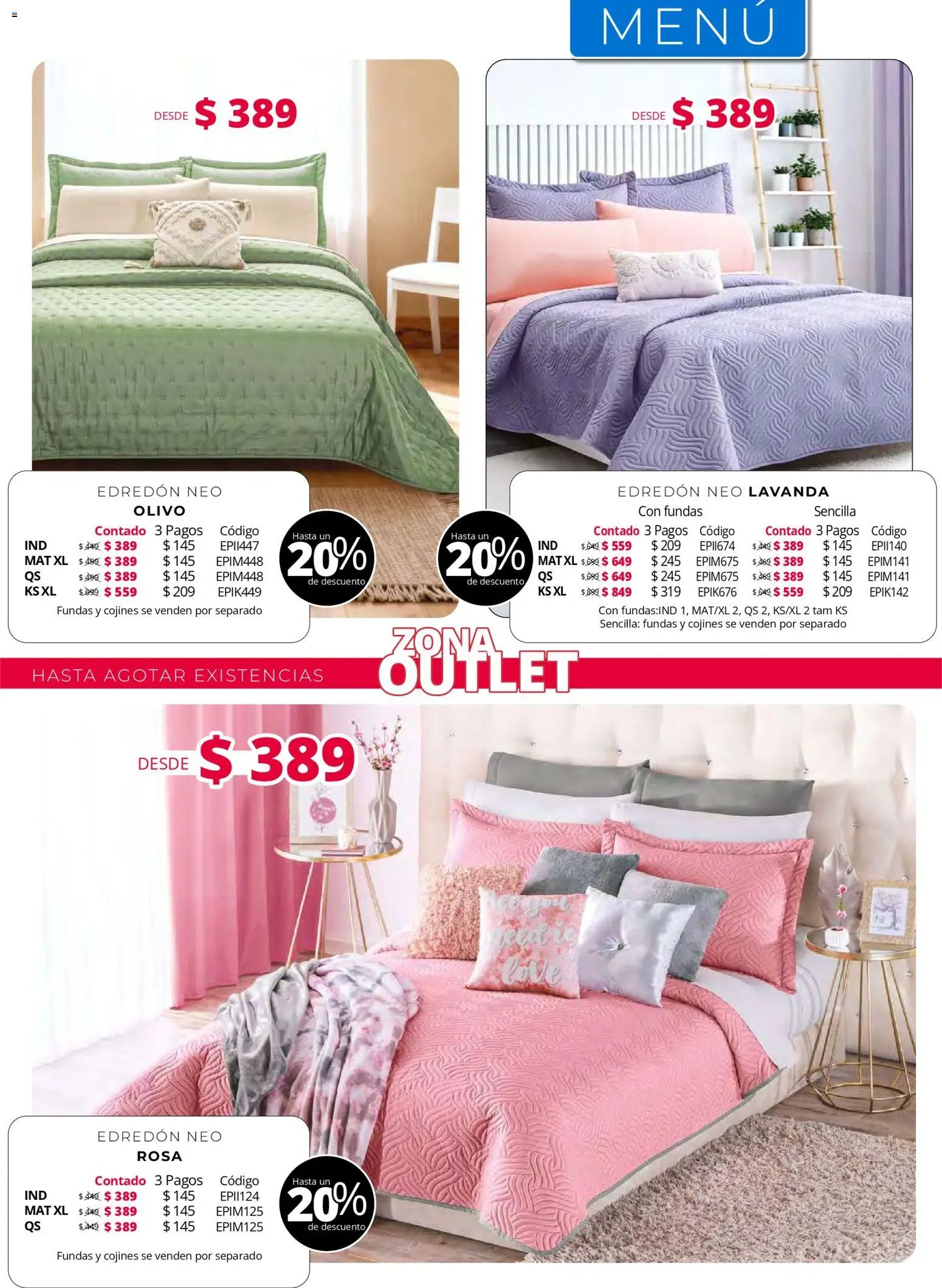 Colchas Concord oferta desde 01/05/2026 Colchas Concord catálogo