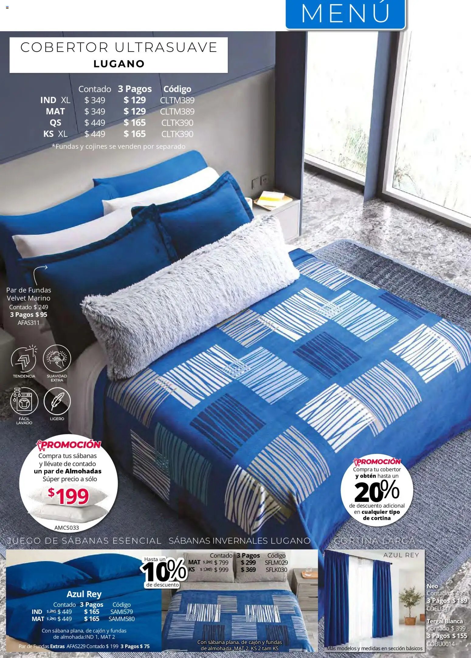 Colchas Concord oferta desde 01/05/2026 Colchas Concord catálogo