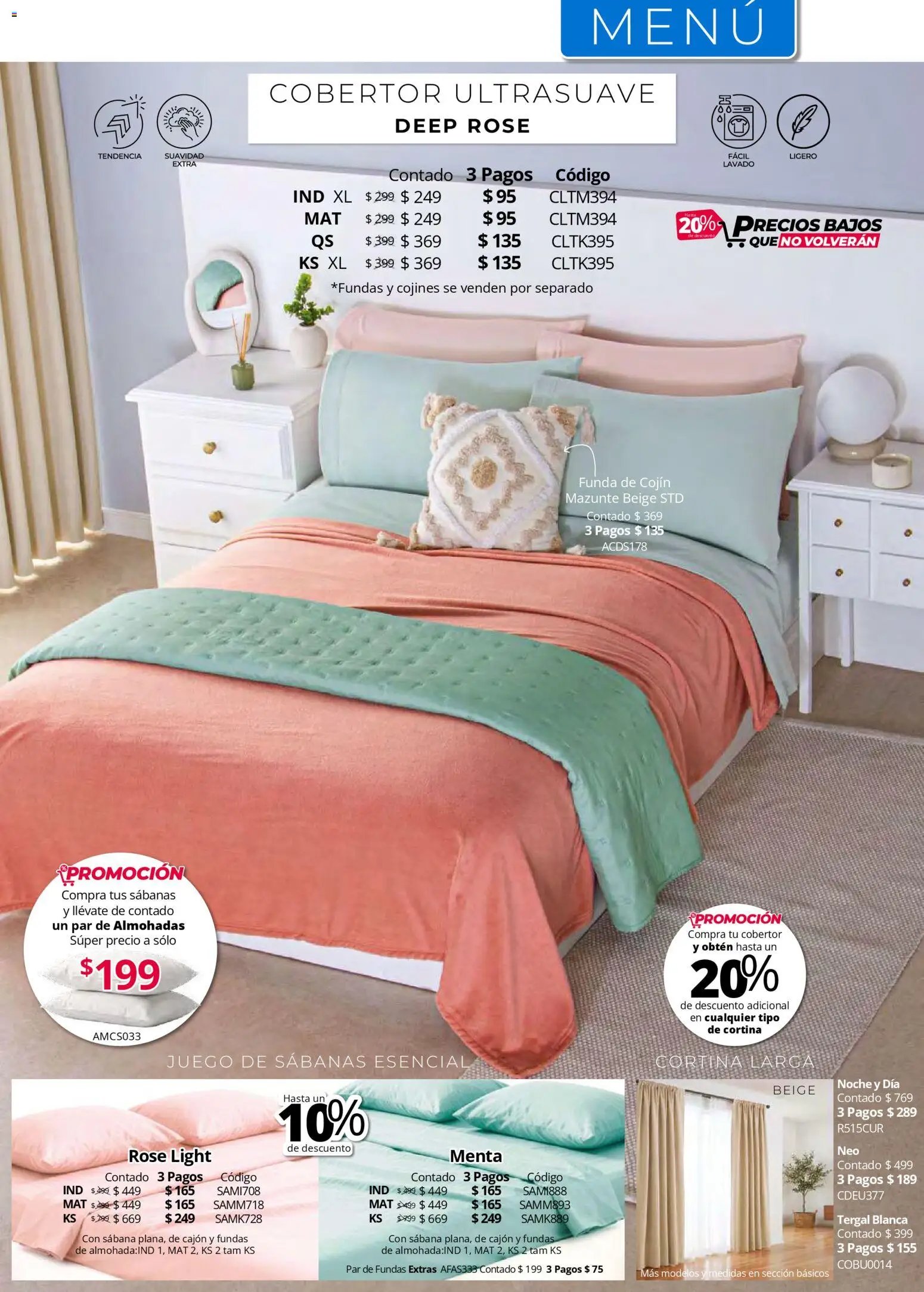 Colchas Concord oferta desde 01/05/2026 Colchas Concord catálogo