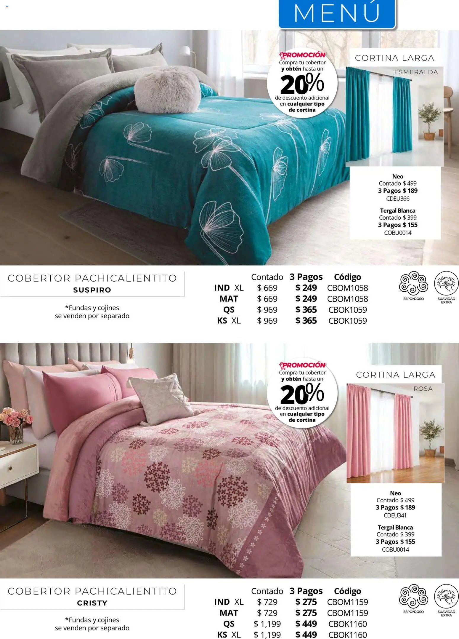 Colchas Concord oferta desde 01/05/2026 Colchas Concord catálogo
