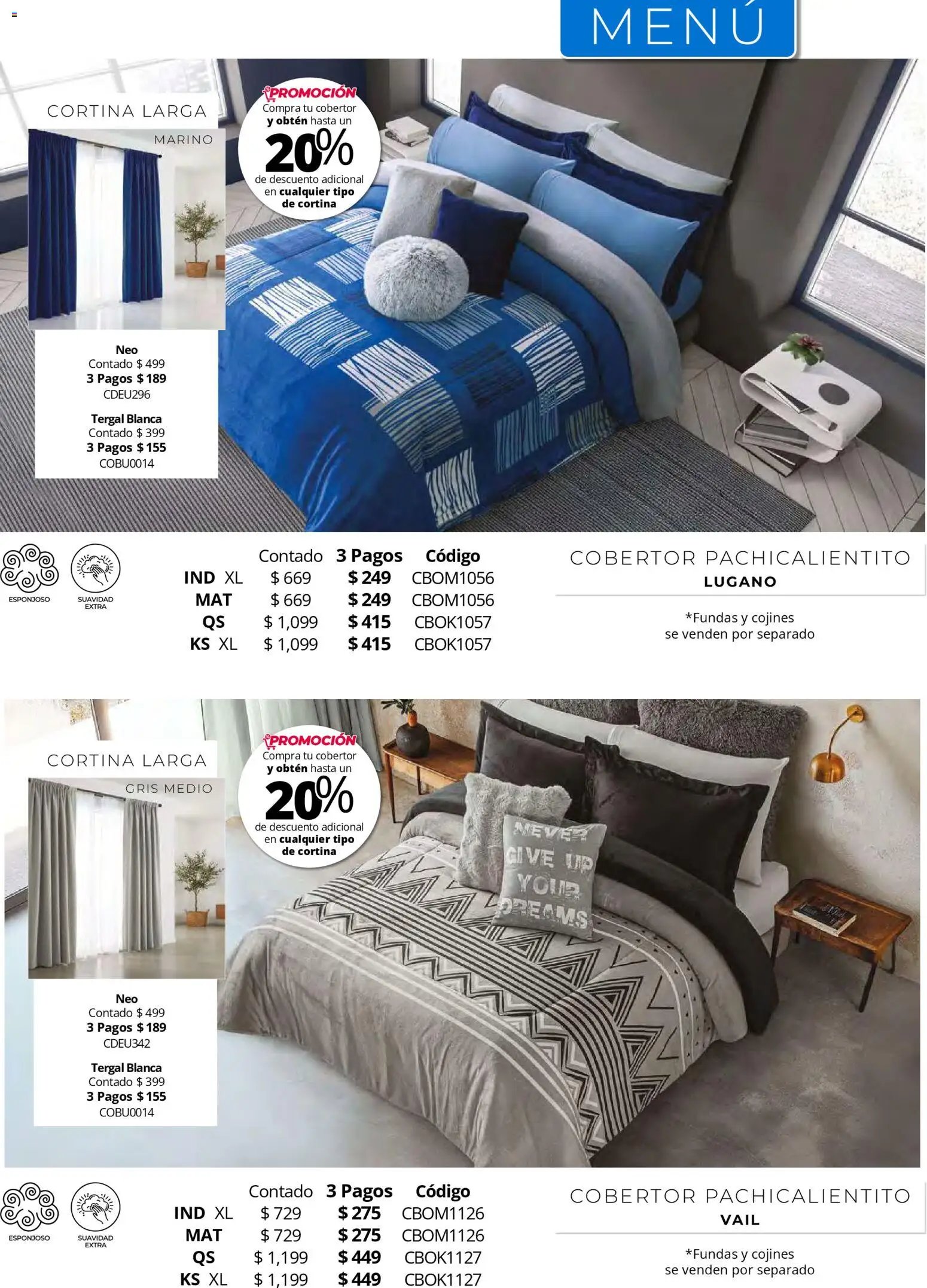 Colchas Concord oferta desde 01/05/2026 Colchas Concord catálogo