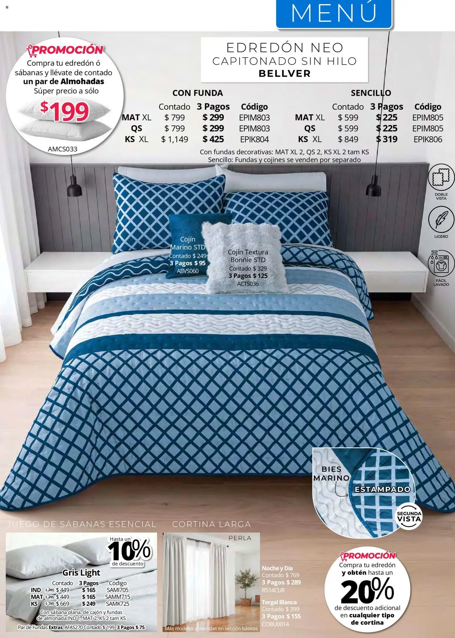 Colchas Concord oferta desde 01/05/2026 Colchas Concord catálogo
