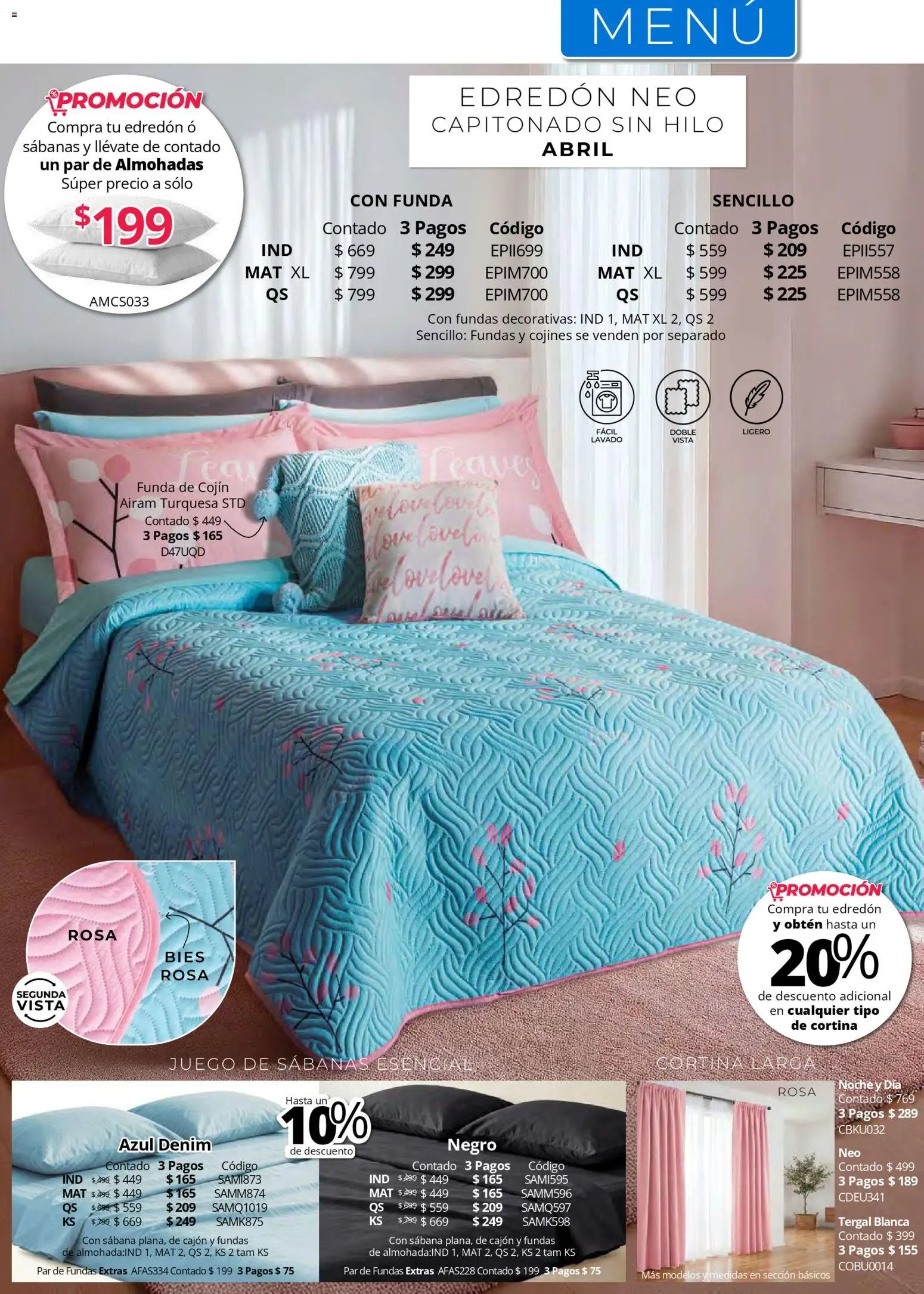 Colchas Concord oferta desde 01/05/2026 Colchas Concord catálogo