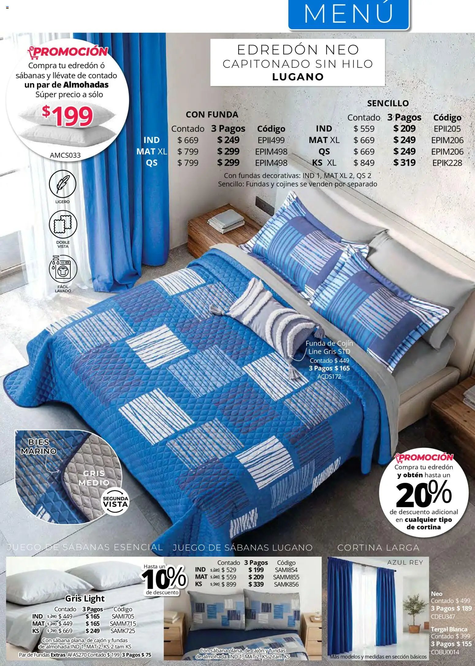 Colchas Concord oferta desde 01/05/2026 Colchas Concord catálogo