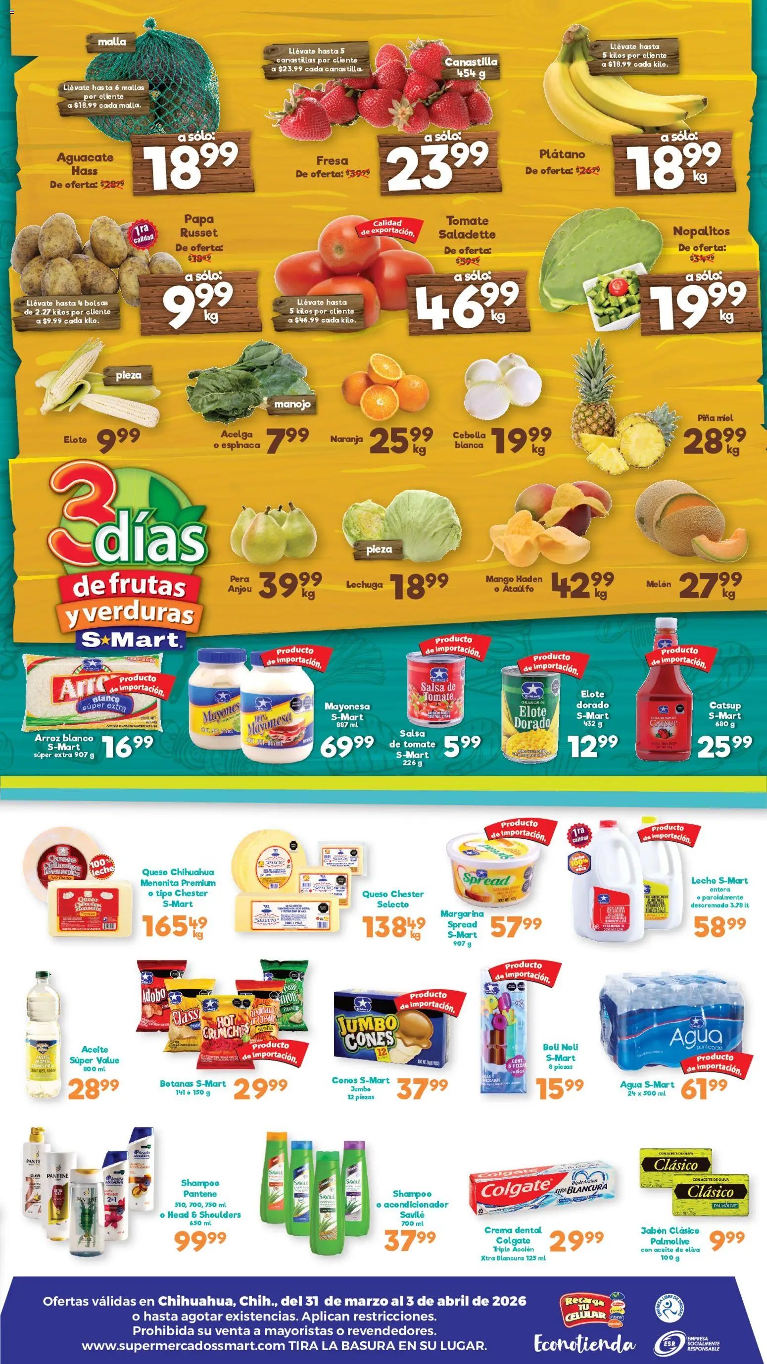 S-Mart oferta desde 31/03/2026 S-Mart folleto (2026-03-31 - 2026-04-03)