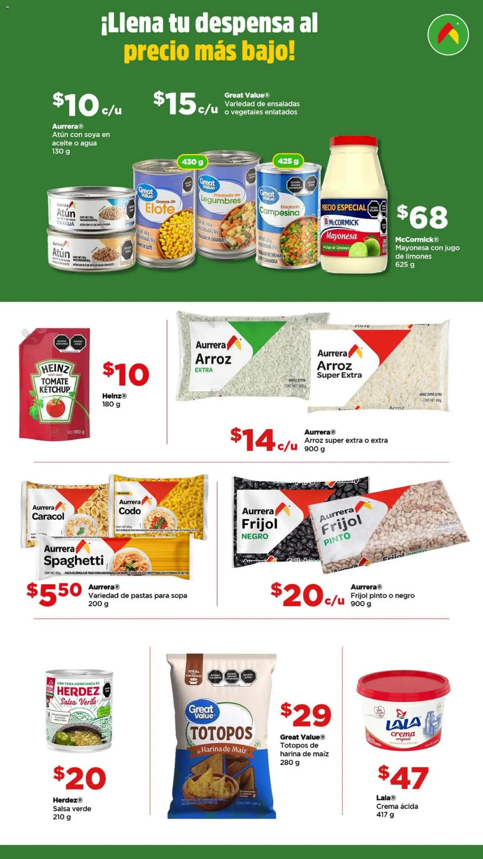 Bodega Aurrerá oferta desde 03/06/2026 Bodega Aurrerá folleto Lléna tu bolsa con más productos