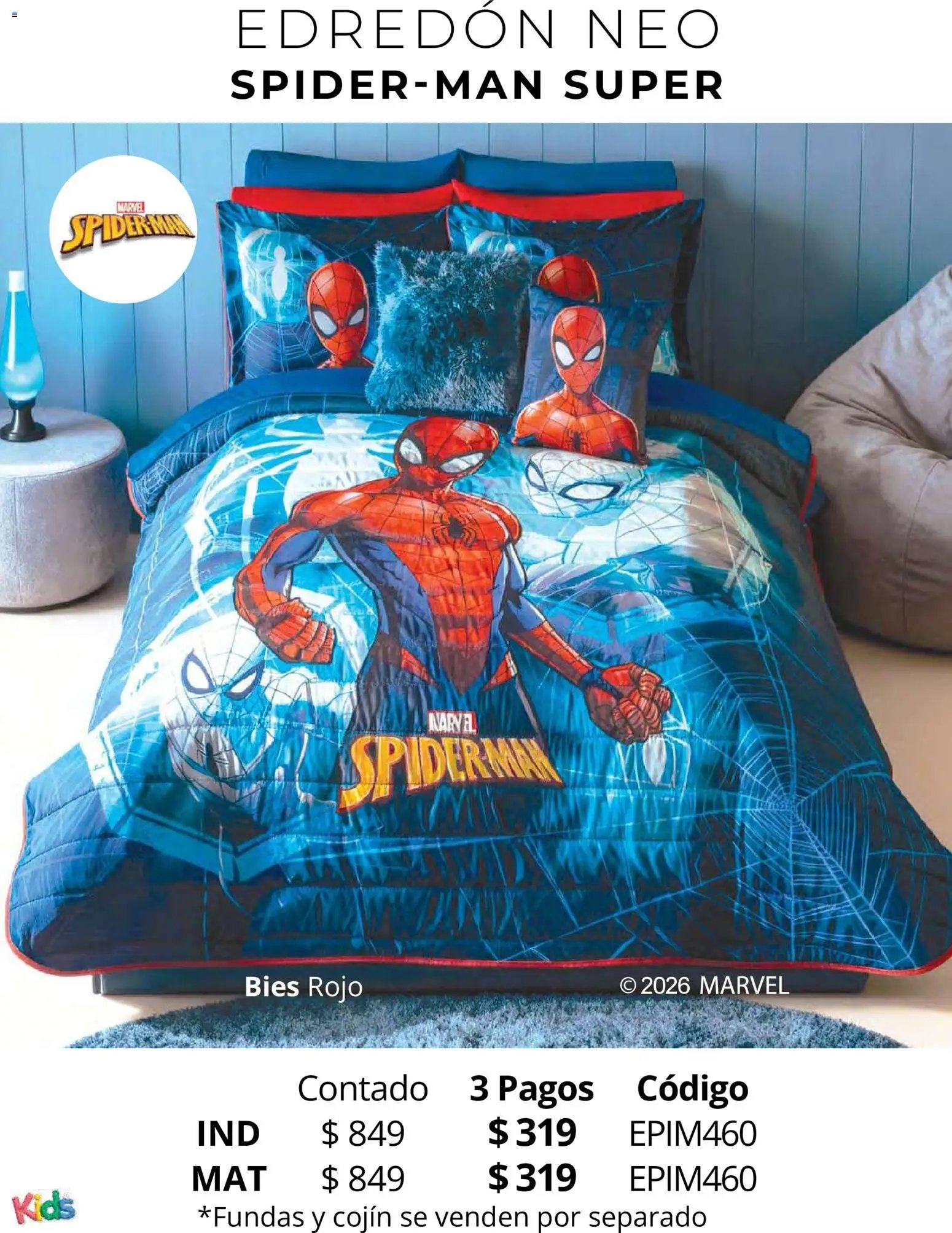 Colchas Concord oferta desde 01/05/2026 Colchas Concord catálogo Kids