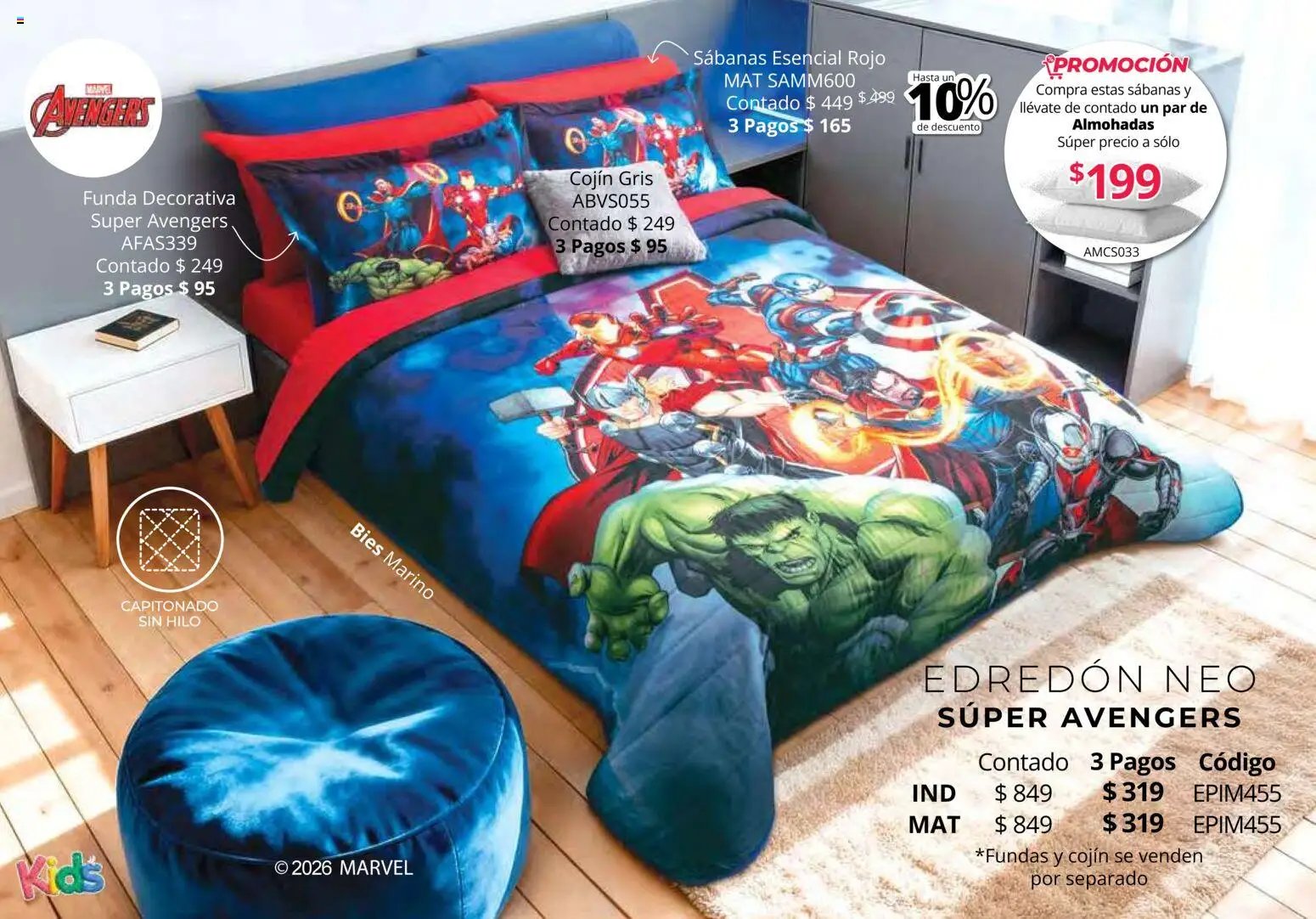 Colchas Concord oferta desde 01/05/2026 Colchas Concord catálogo Kids