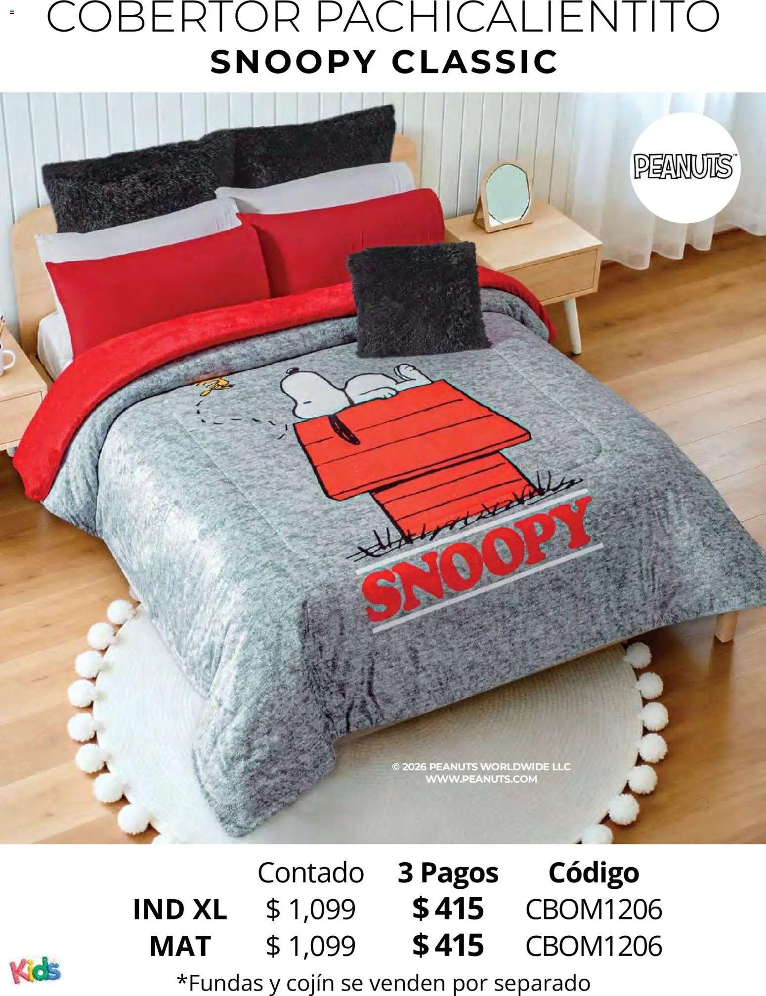 Colchas Concord oferta desde 01/05/2026 Colchas Concord catálogo Kids