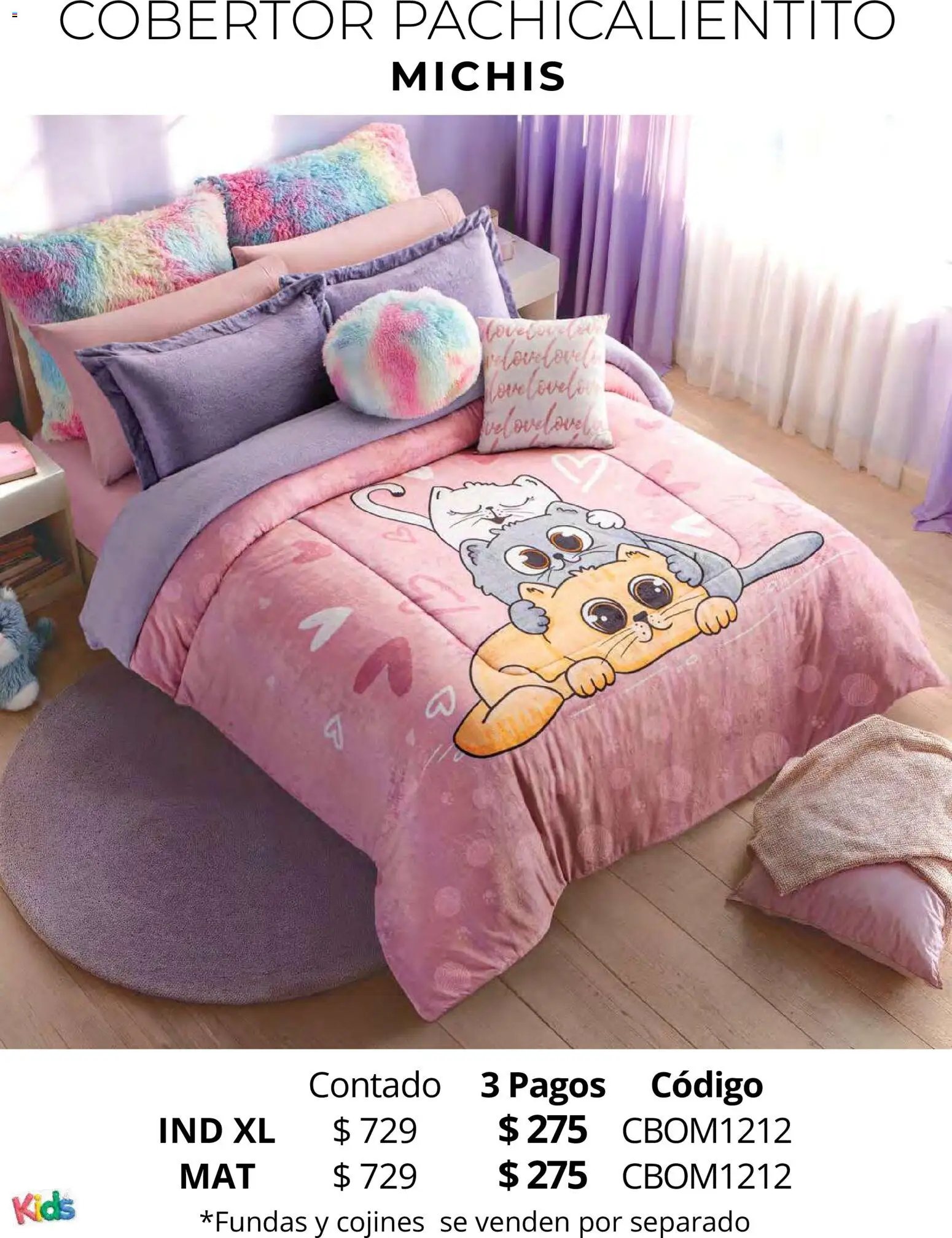 Colchas Concord oferta desde 01/05/2026 Colchas Concord catálogo Kids
