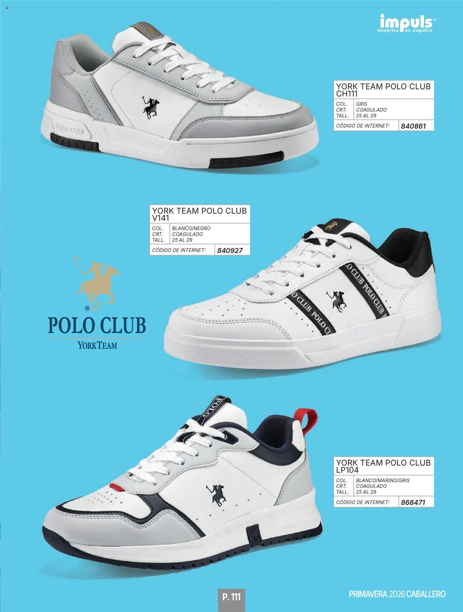 Impuls oferta desde 01/01/2026 Catálogo Caballero