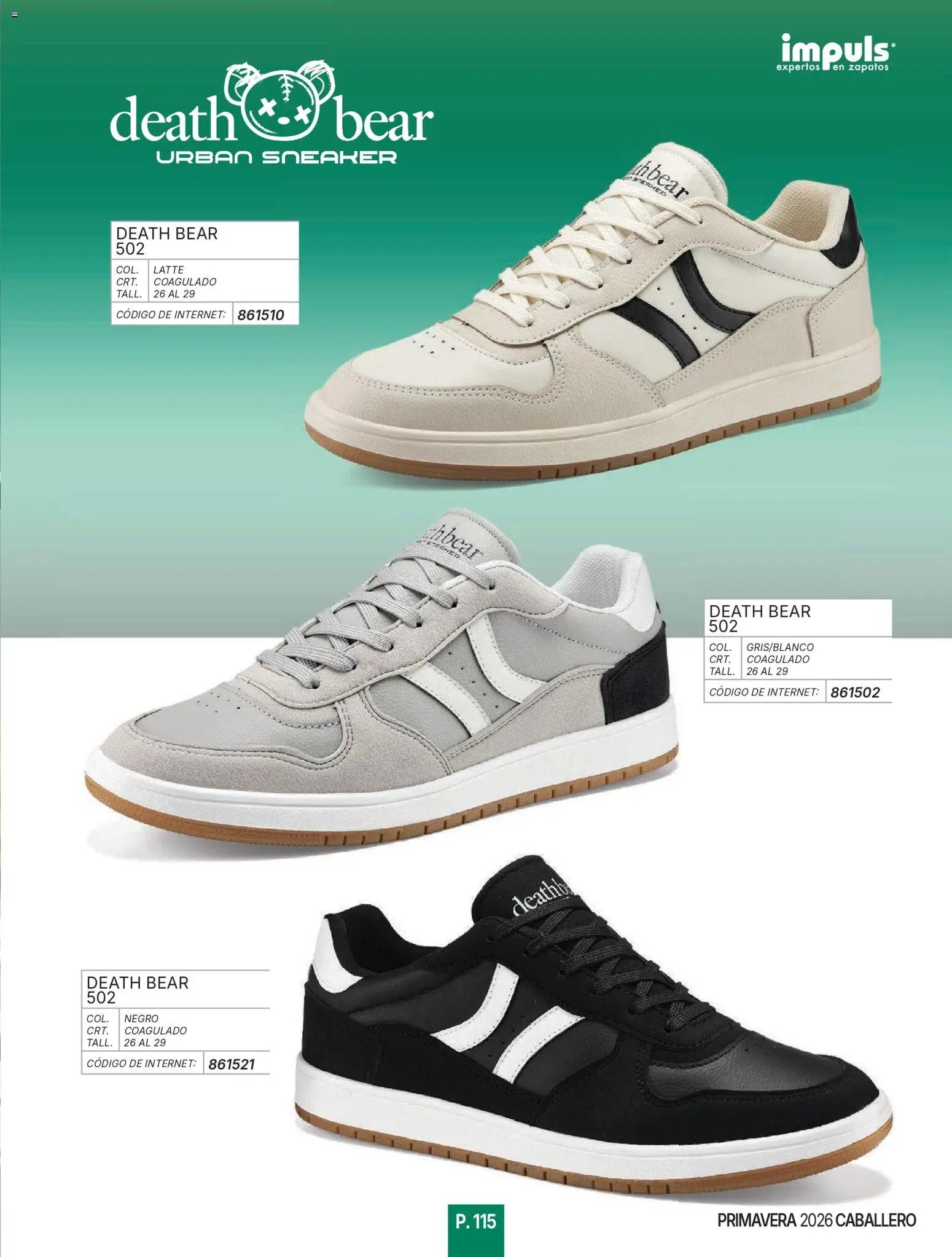 Impuls oferta desde 01/01/2026 Catálogo Caballero
