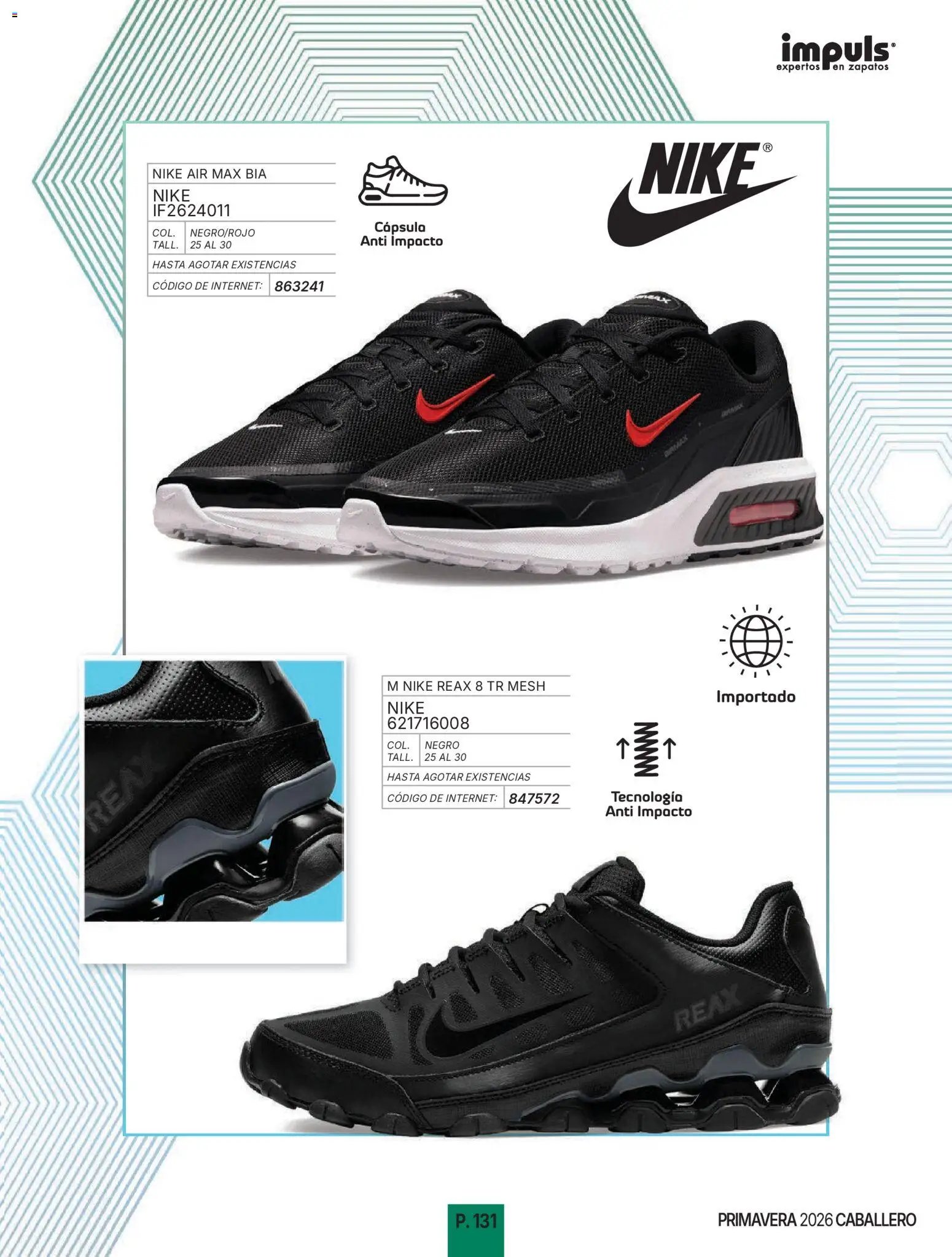 Impuls oferta desde 01/01/2026 Catálogo Caballero