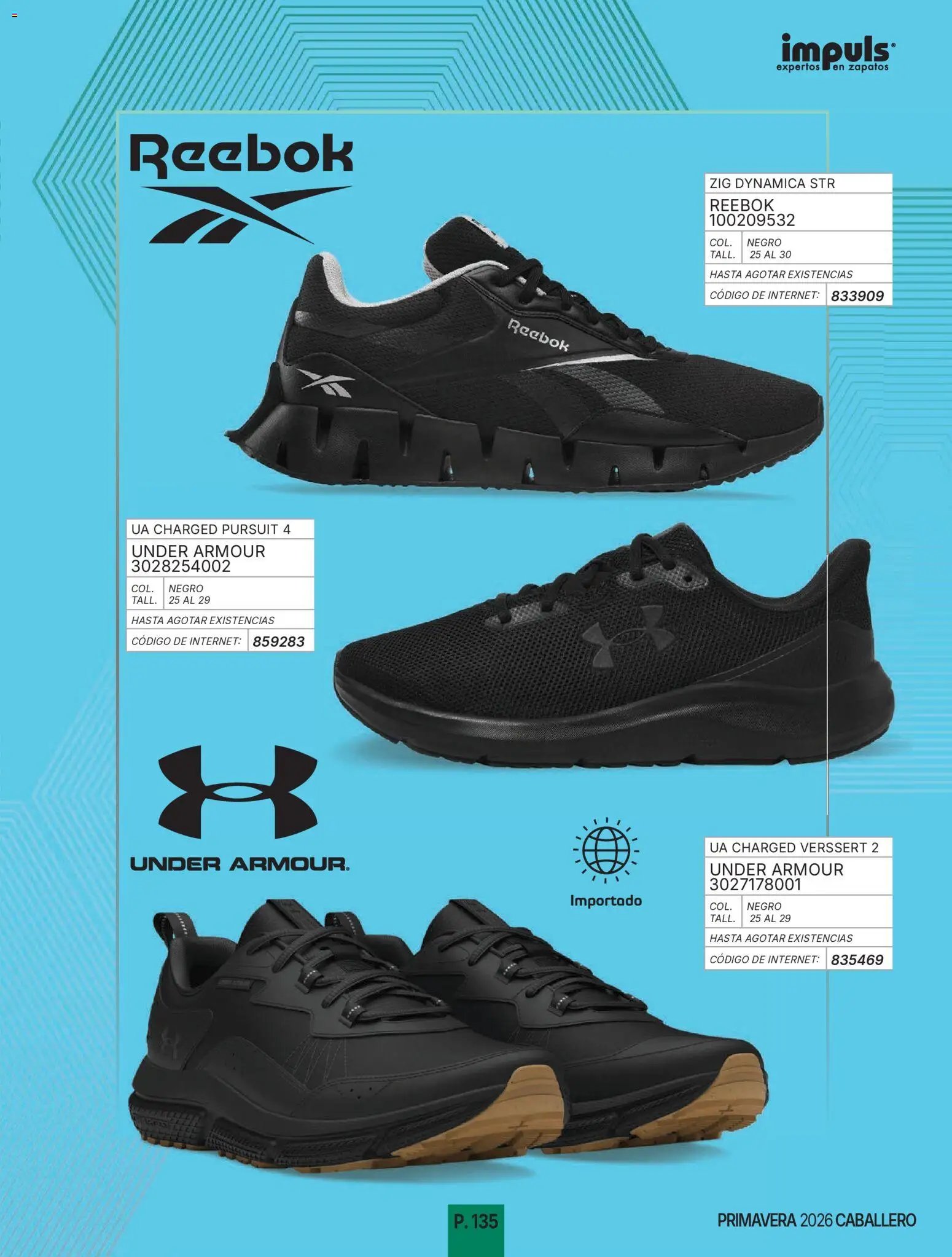 Impuls oferta desde 01/01/2026 Catálogo Caballero