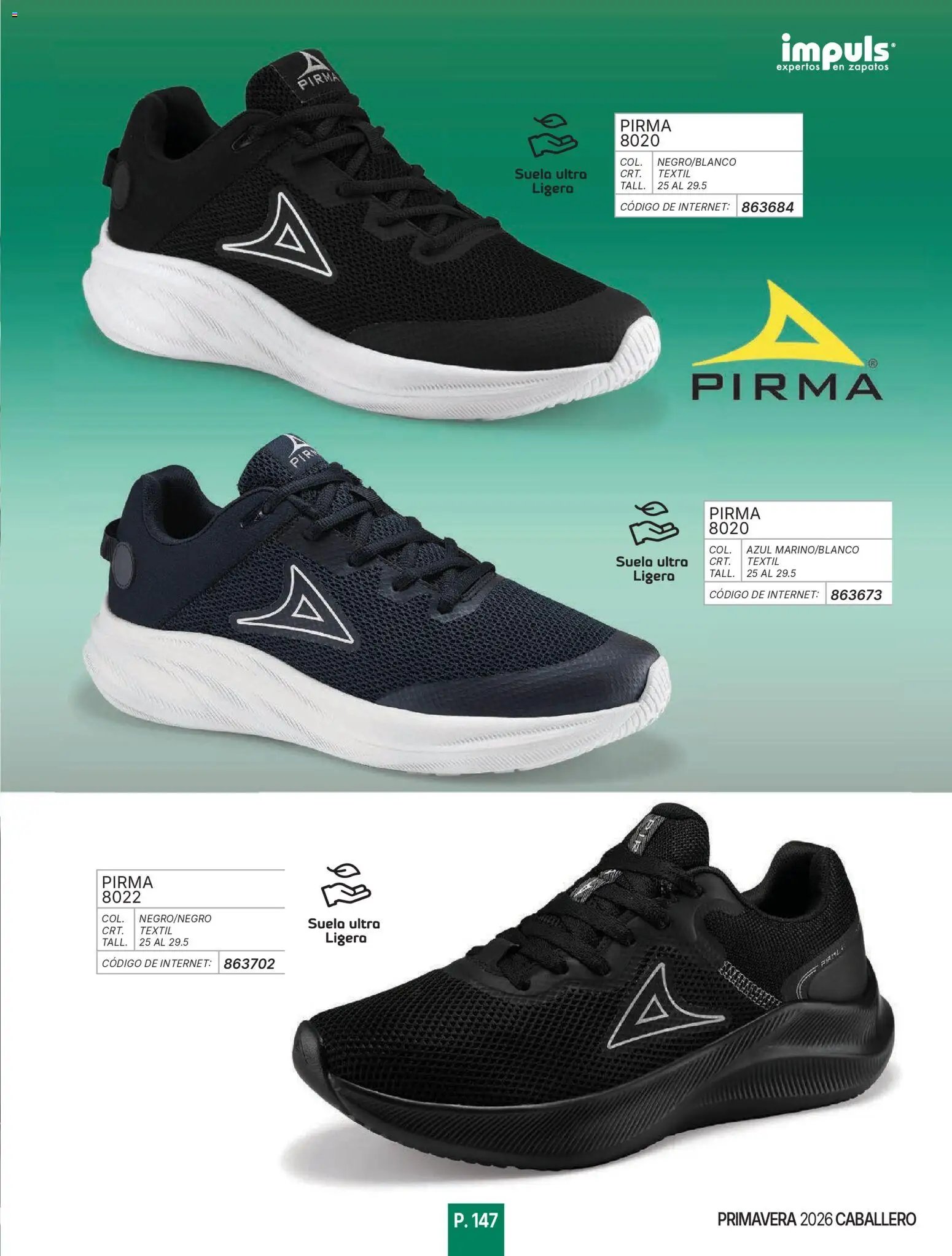 Impuls oferta desde 01/01/2026 Catálogo Caballero