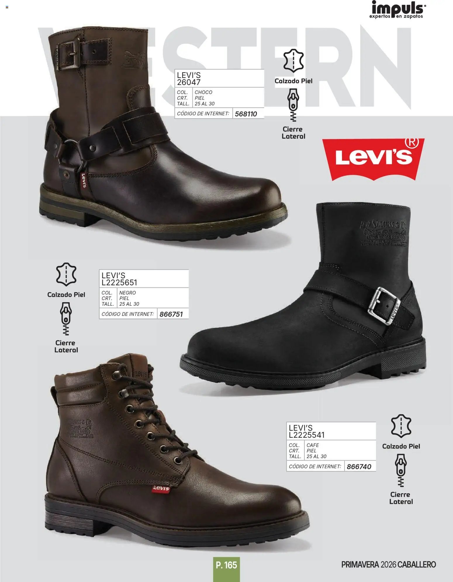 Impuls oferta desde 01/01/2026 Catálogo Caballero