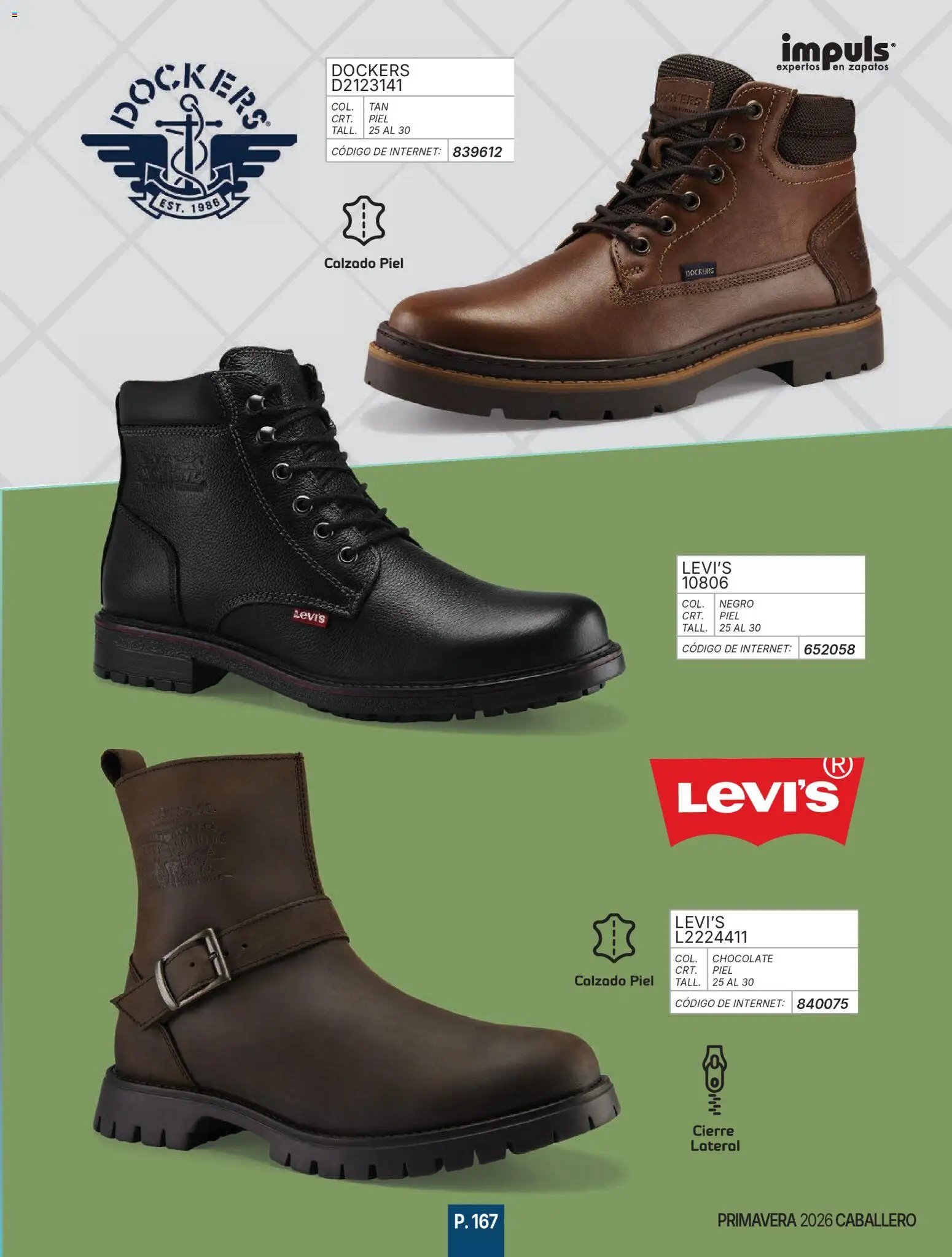 Impuls oferta desde 01/01/2026 Catálogo Caballero